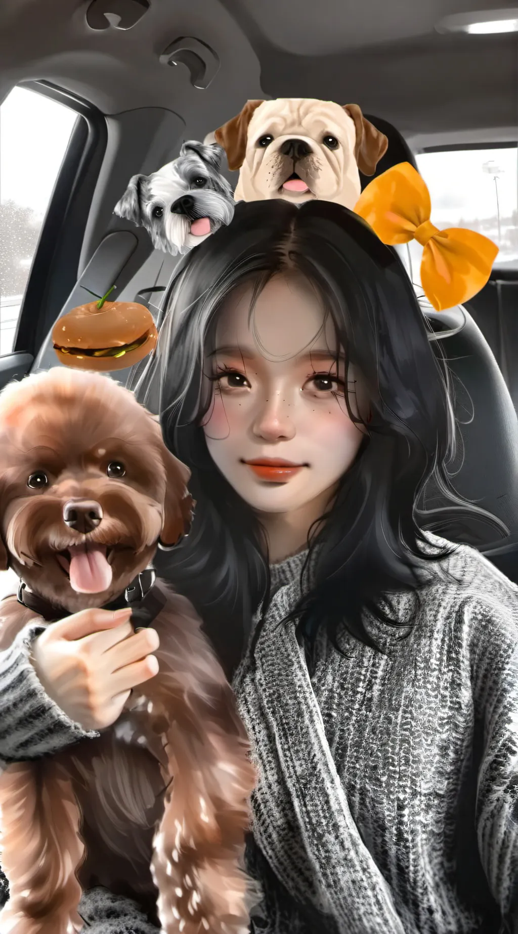 ai character: Nay and star background