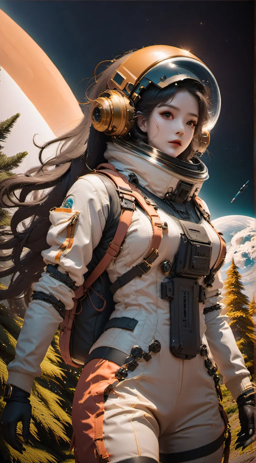 ai character: Lizzy  background