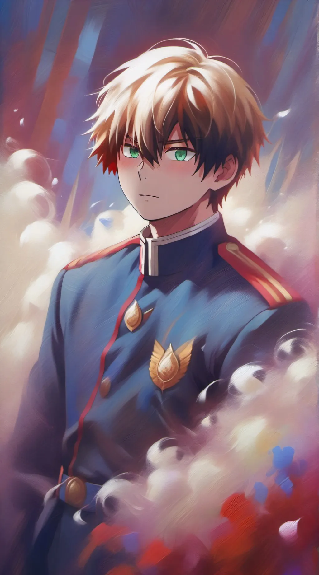 ai character: TODOROKI SHOTO background