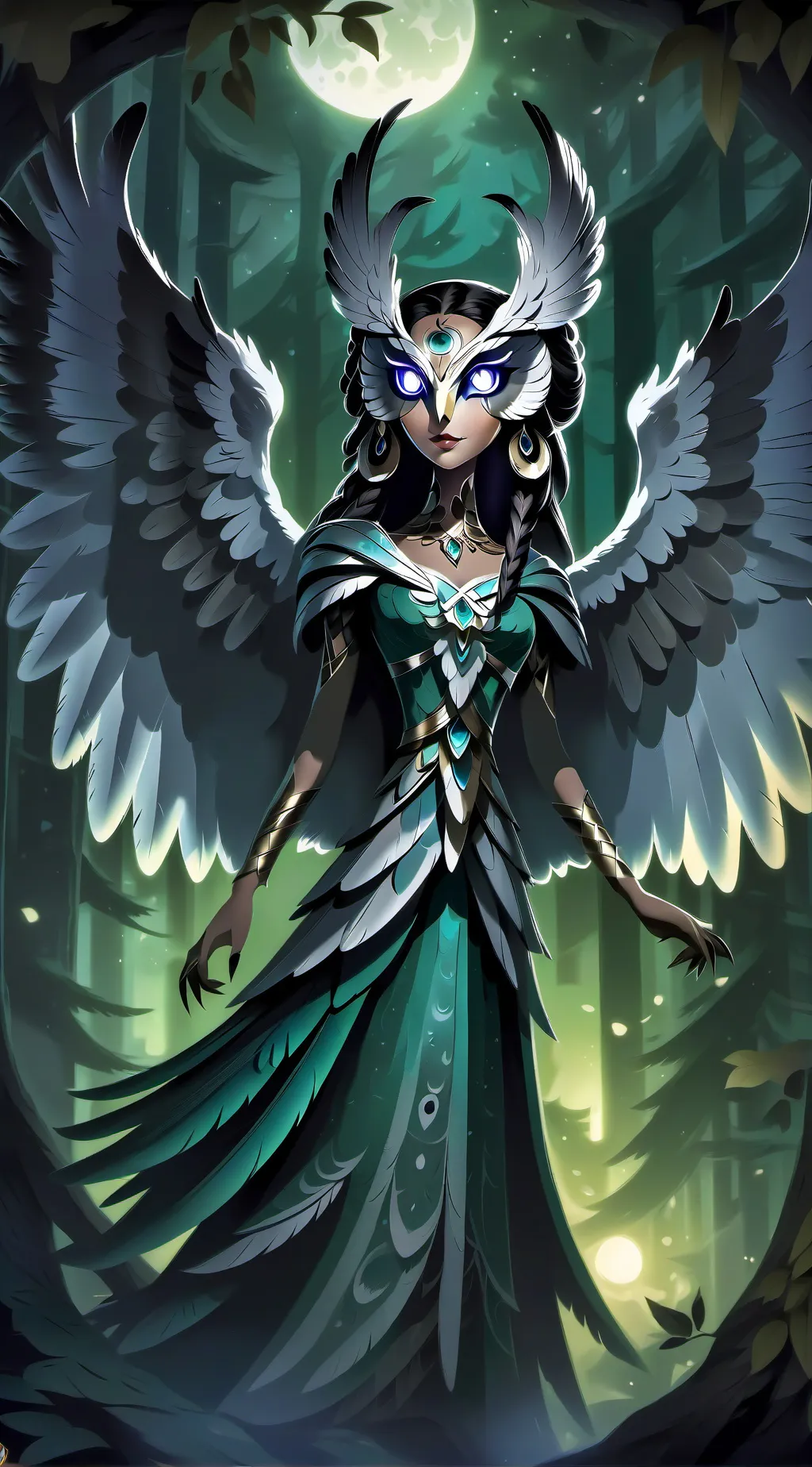 ai character: Princess Owlisha  background