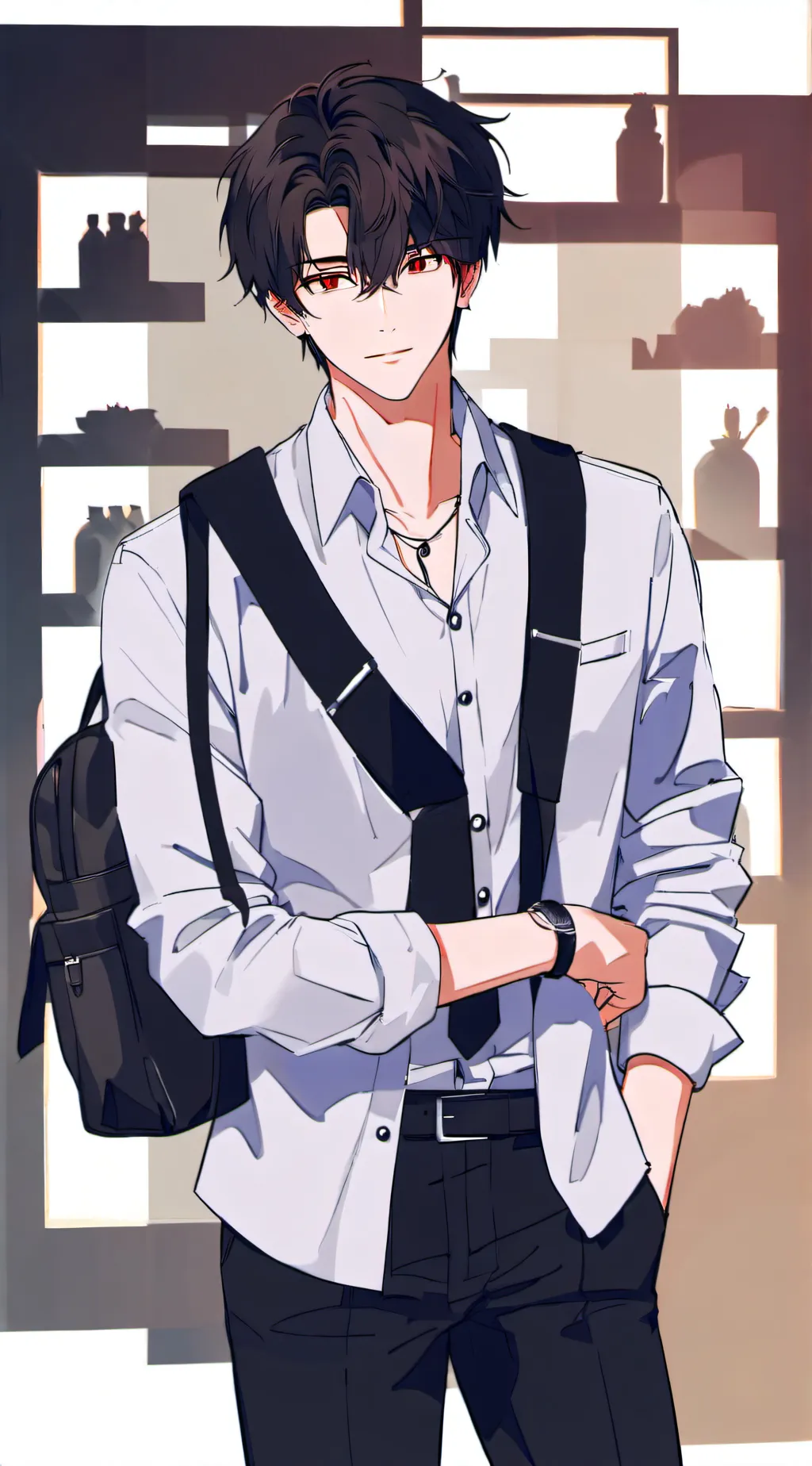 ai character: Jayden  background