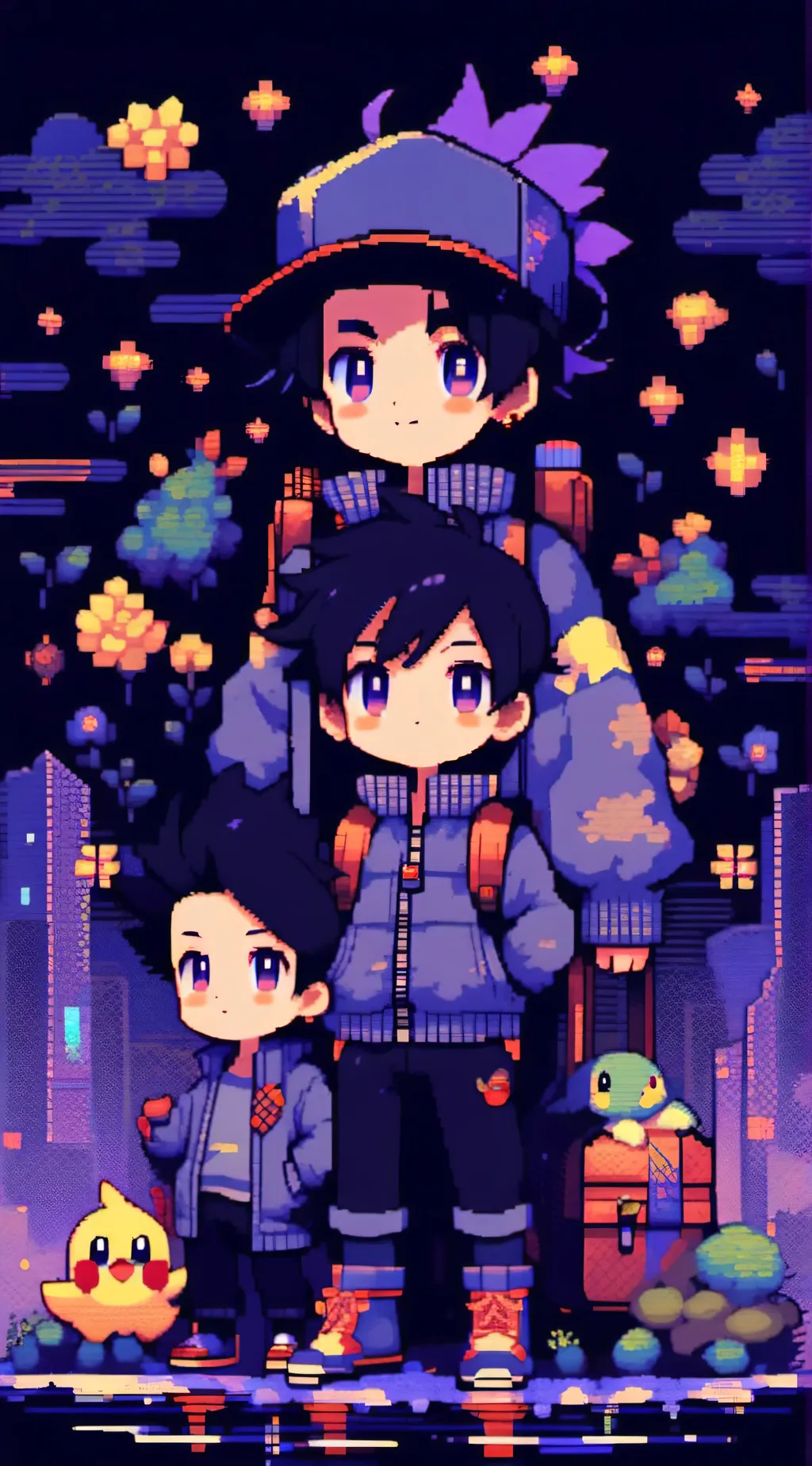 ai character: Baby goh background