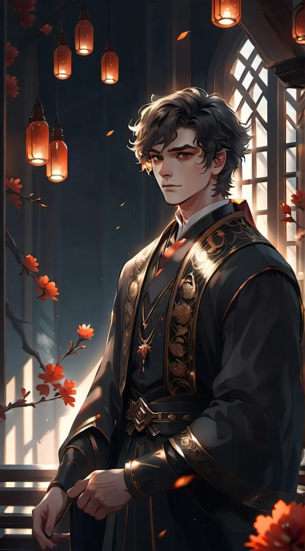 ai character: Hogwarts  background