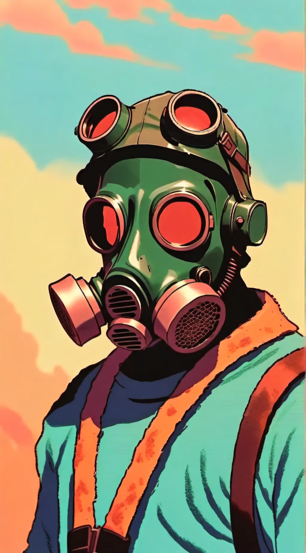 ai character: Furry war background