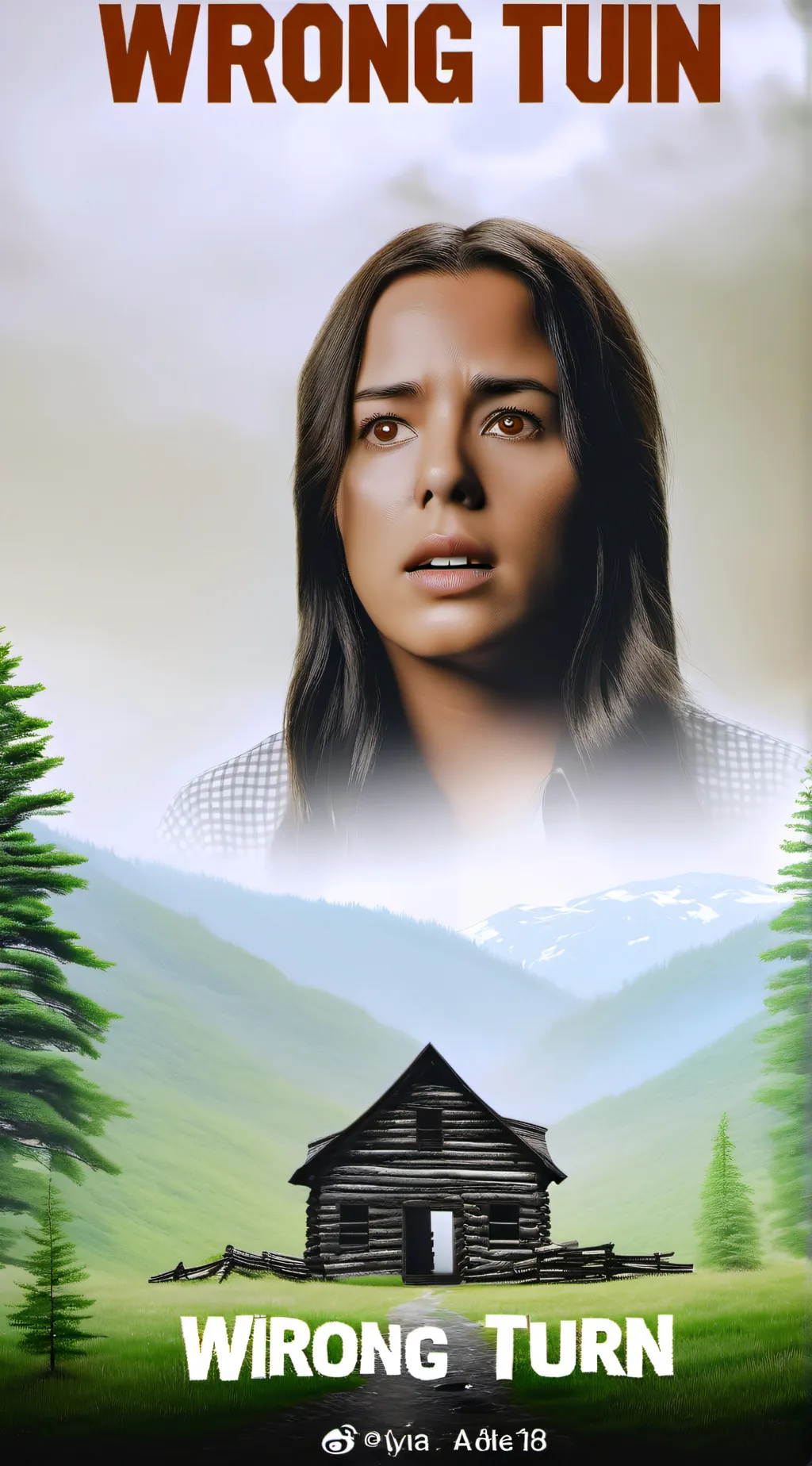 ai character: WRONG TURN background