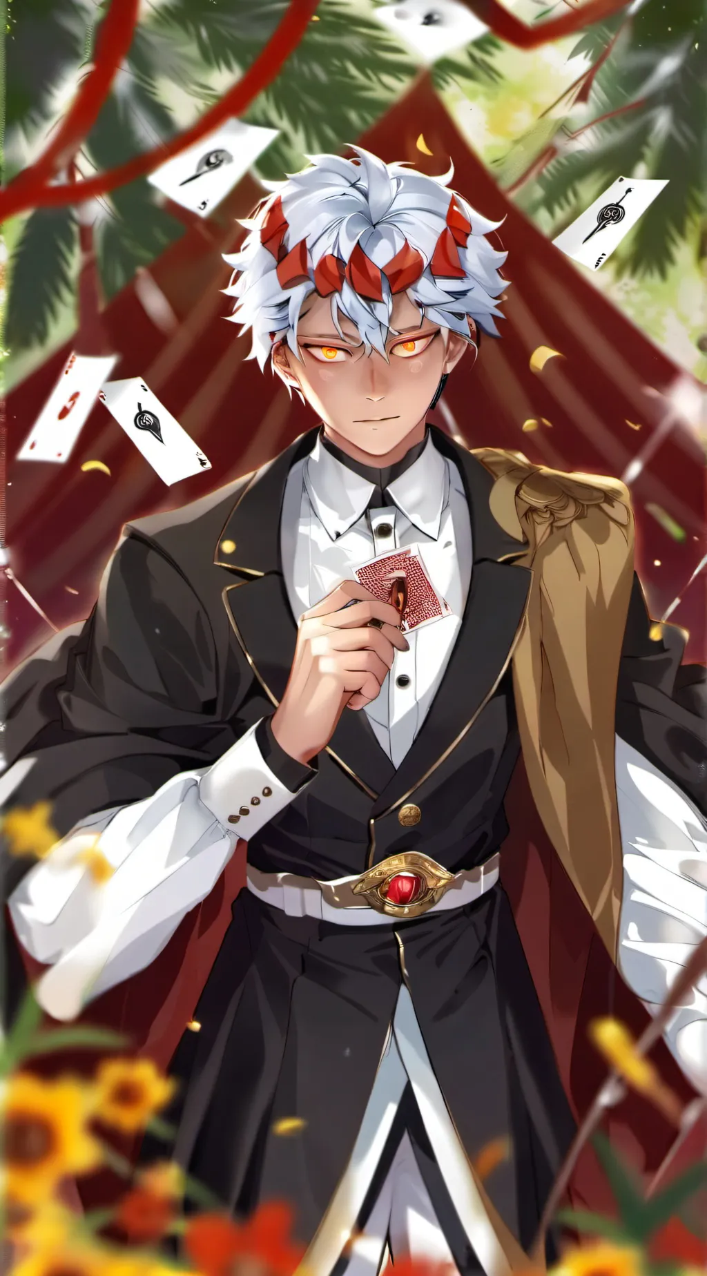 ai character: MHA thing background