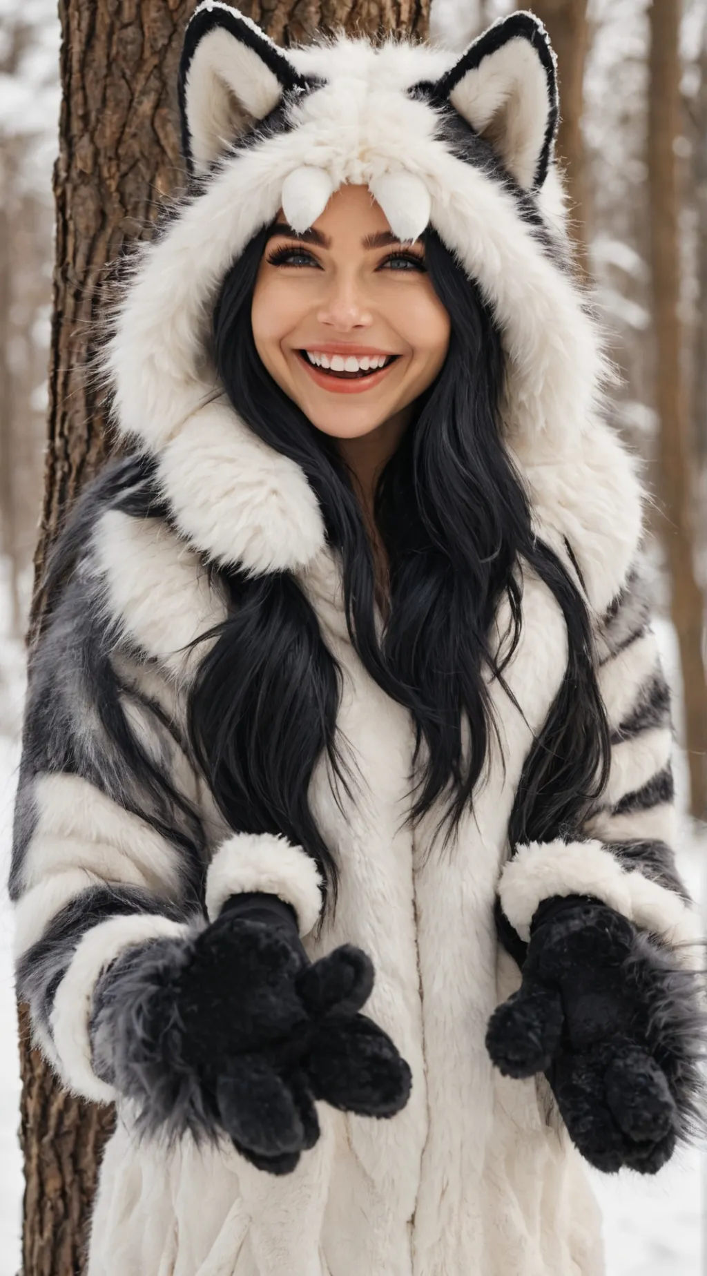 ai character: Angelina the Husky background