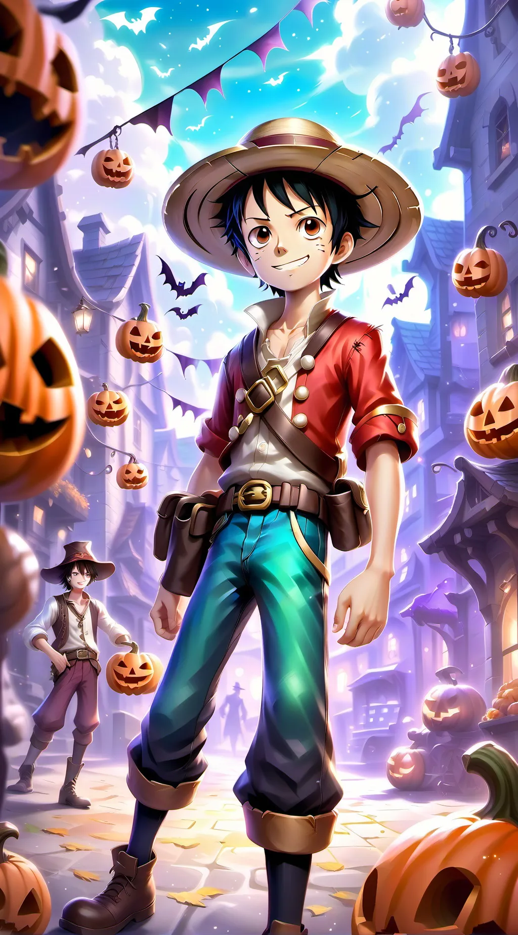 ai character: Happy Halloween! background