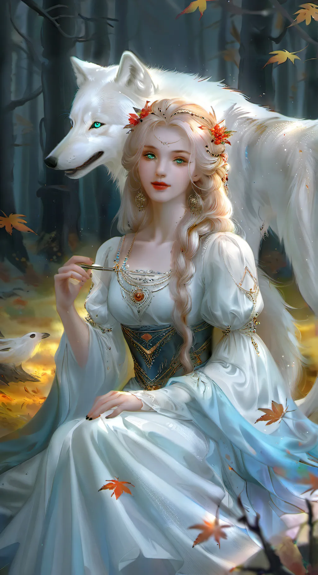 ai character: rose  background