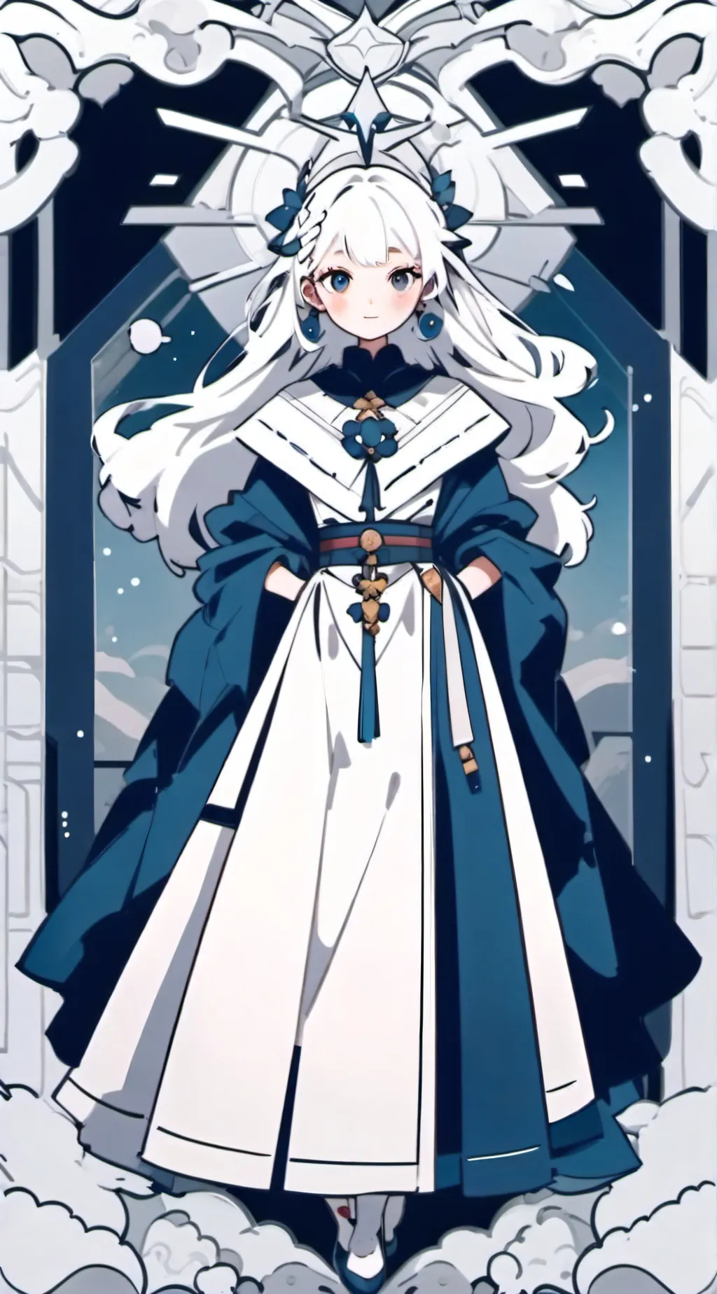 ai character: Nezuko background