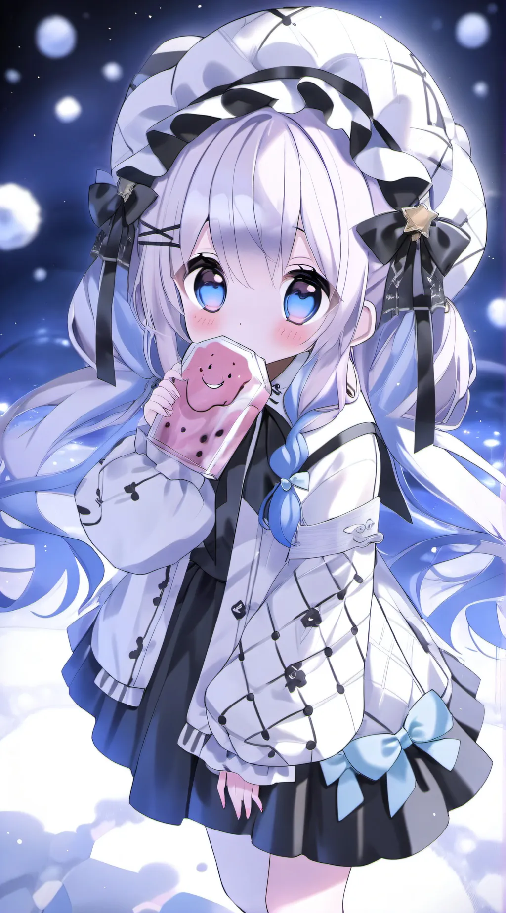 ai character: slime queen background