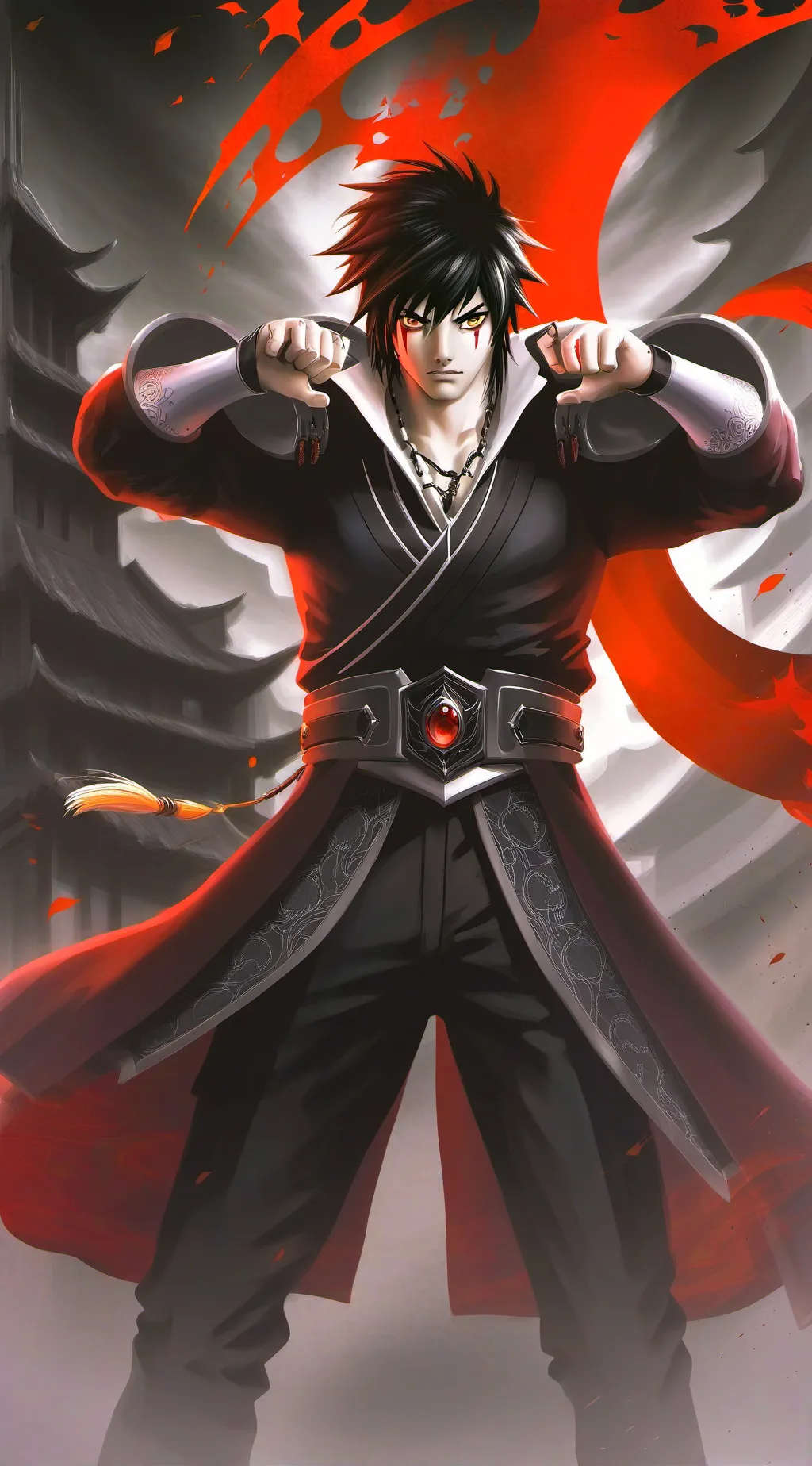 ai character: Shigaraki  background