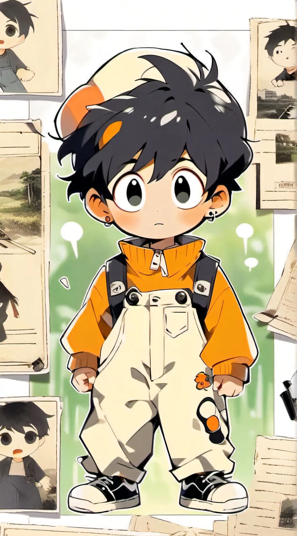 ai character: Percy  background
