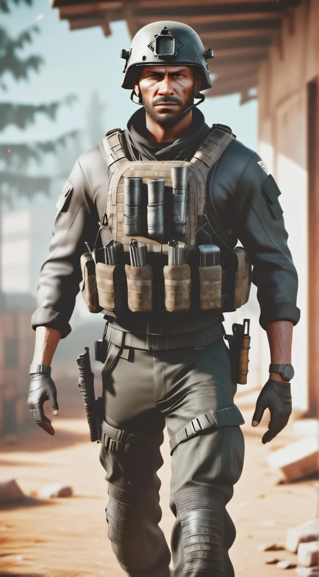 ai character: Wade background