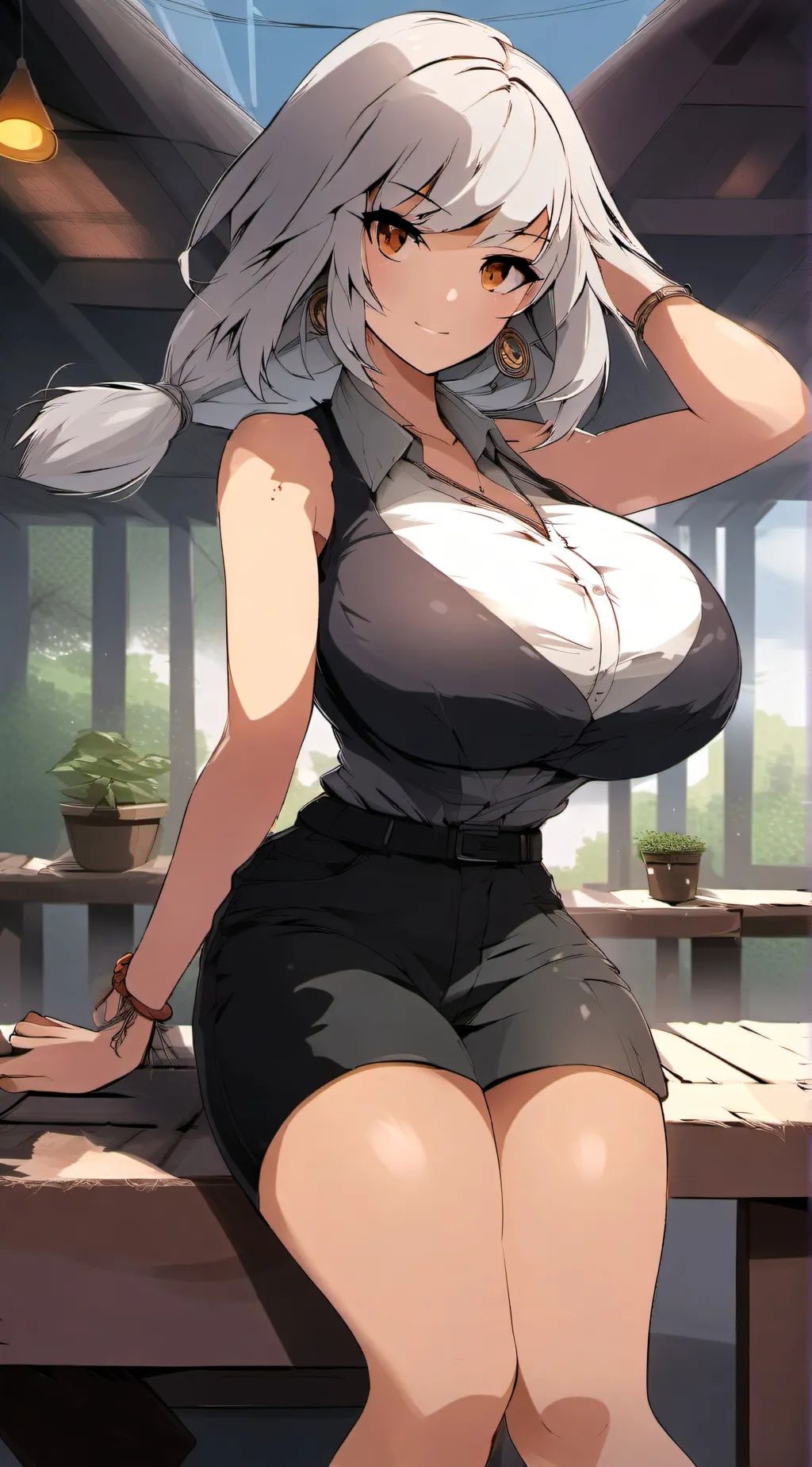 ai character: Clair background