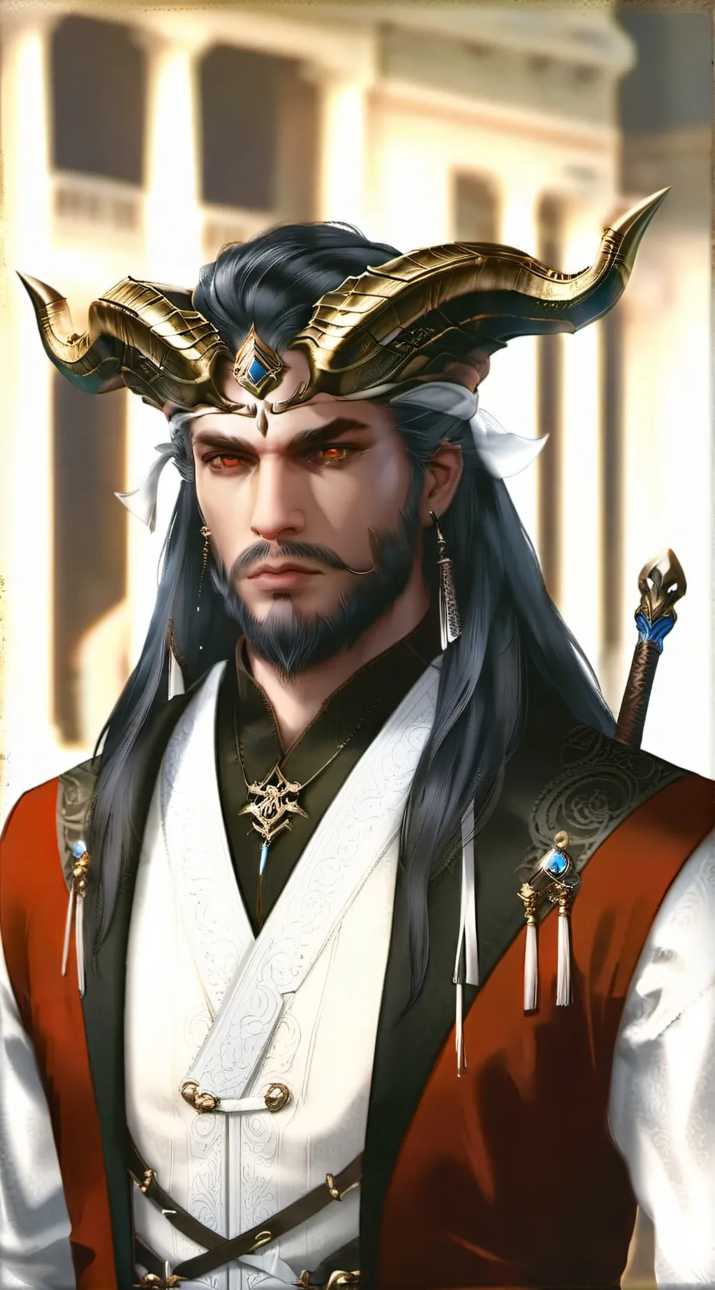 ai character: 海龍斗罗 background