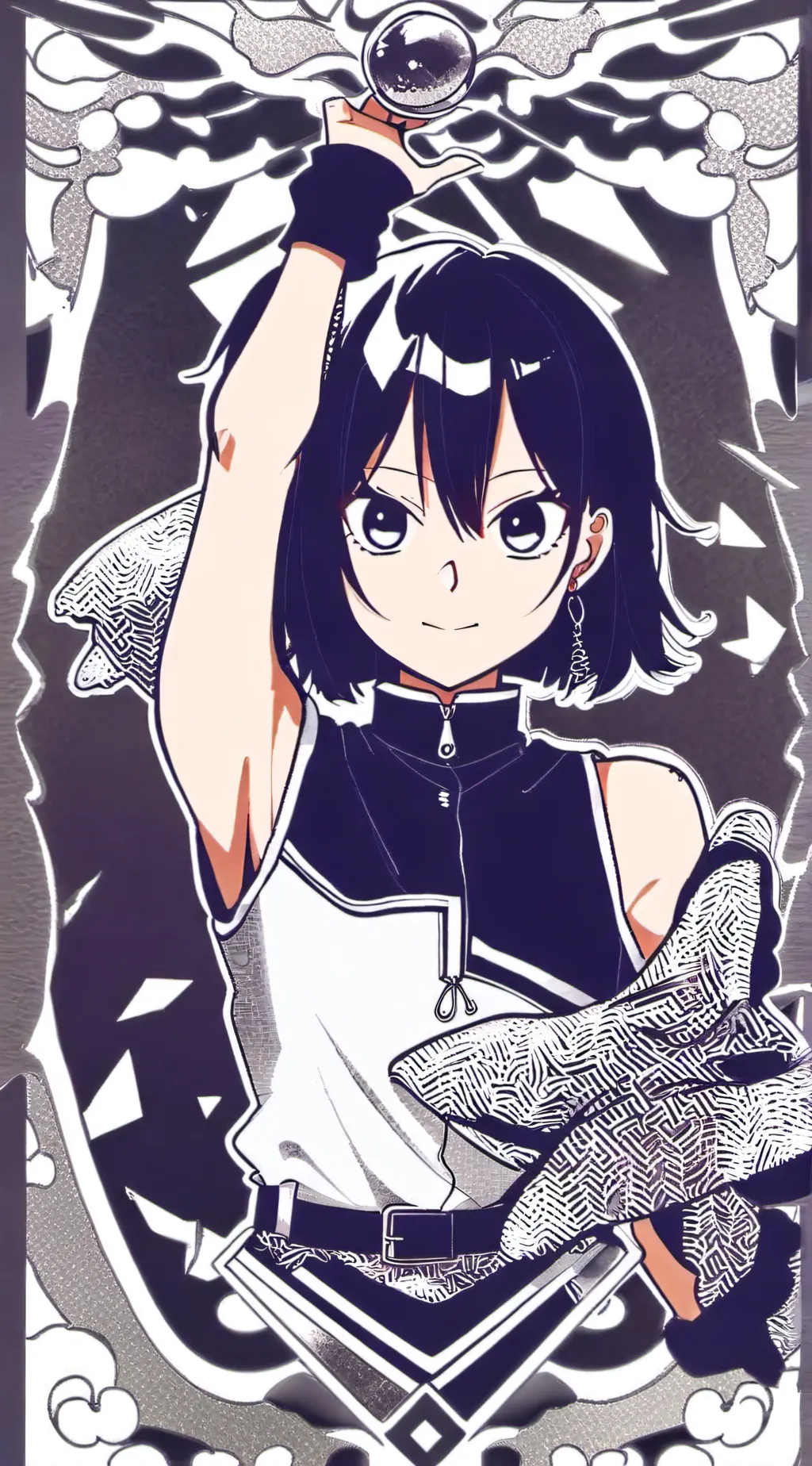 ai character: momo background