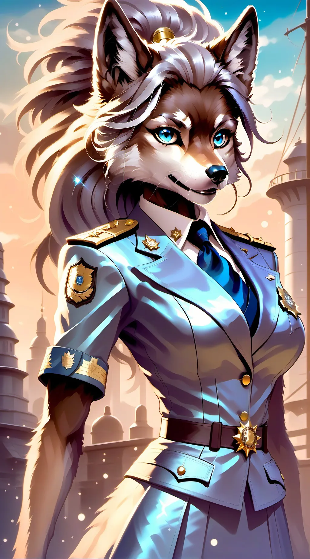 ai character: Sarah background