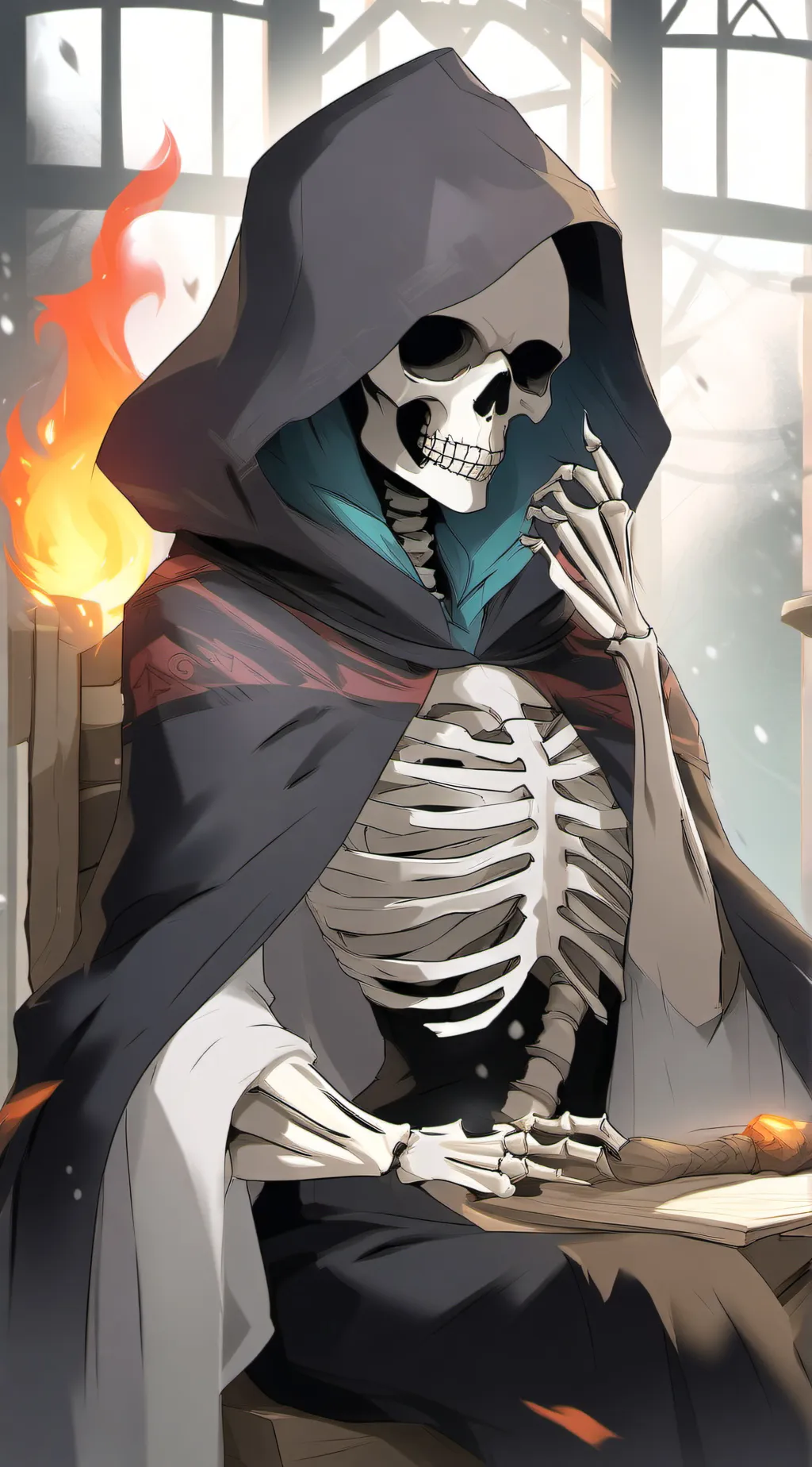 ai character: Lady Death background