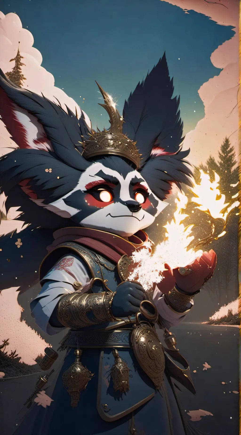 ai character: huskerdust background