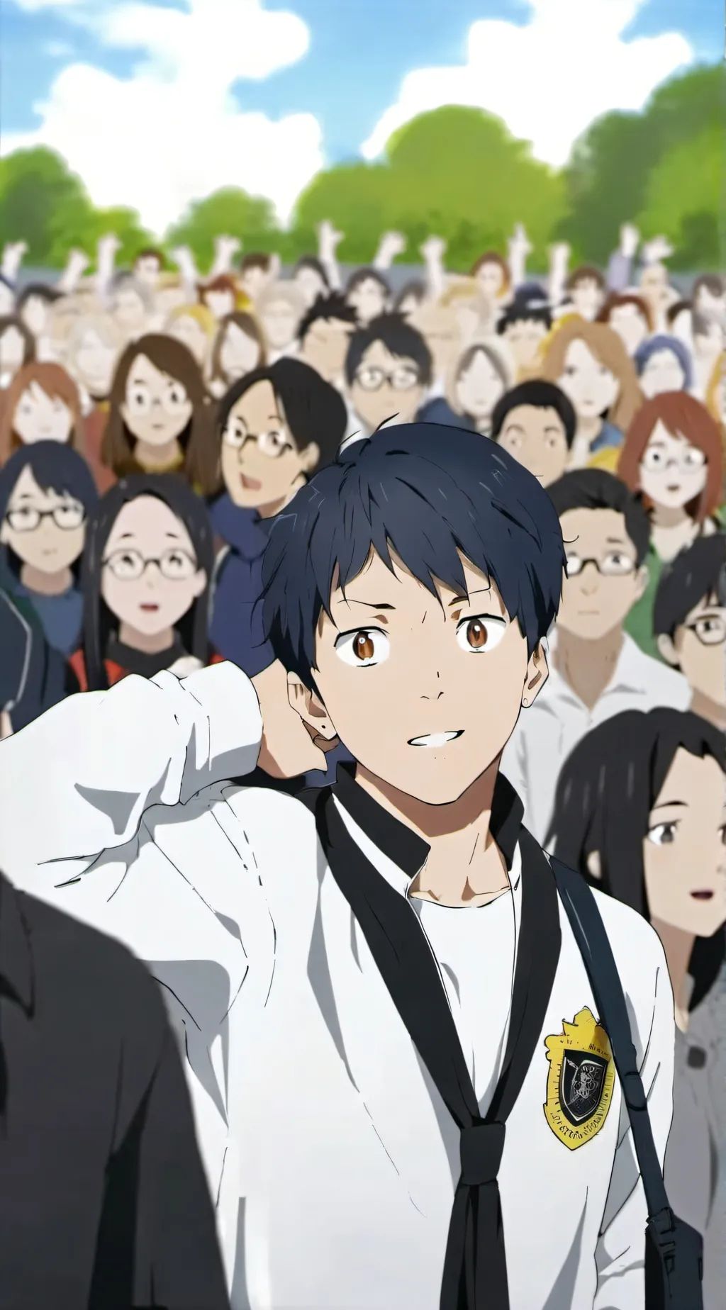 ai character: mha assembly 🎙️🗣️ background