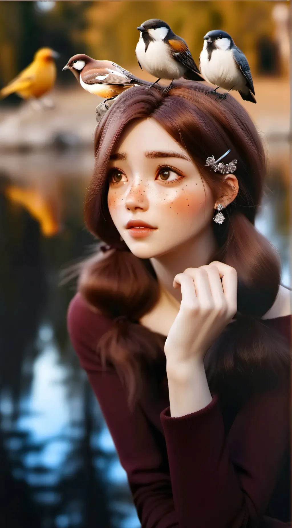 ai character: Lily background