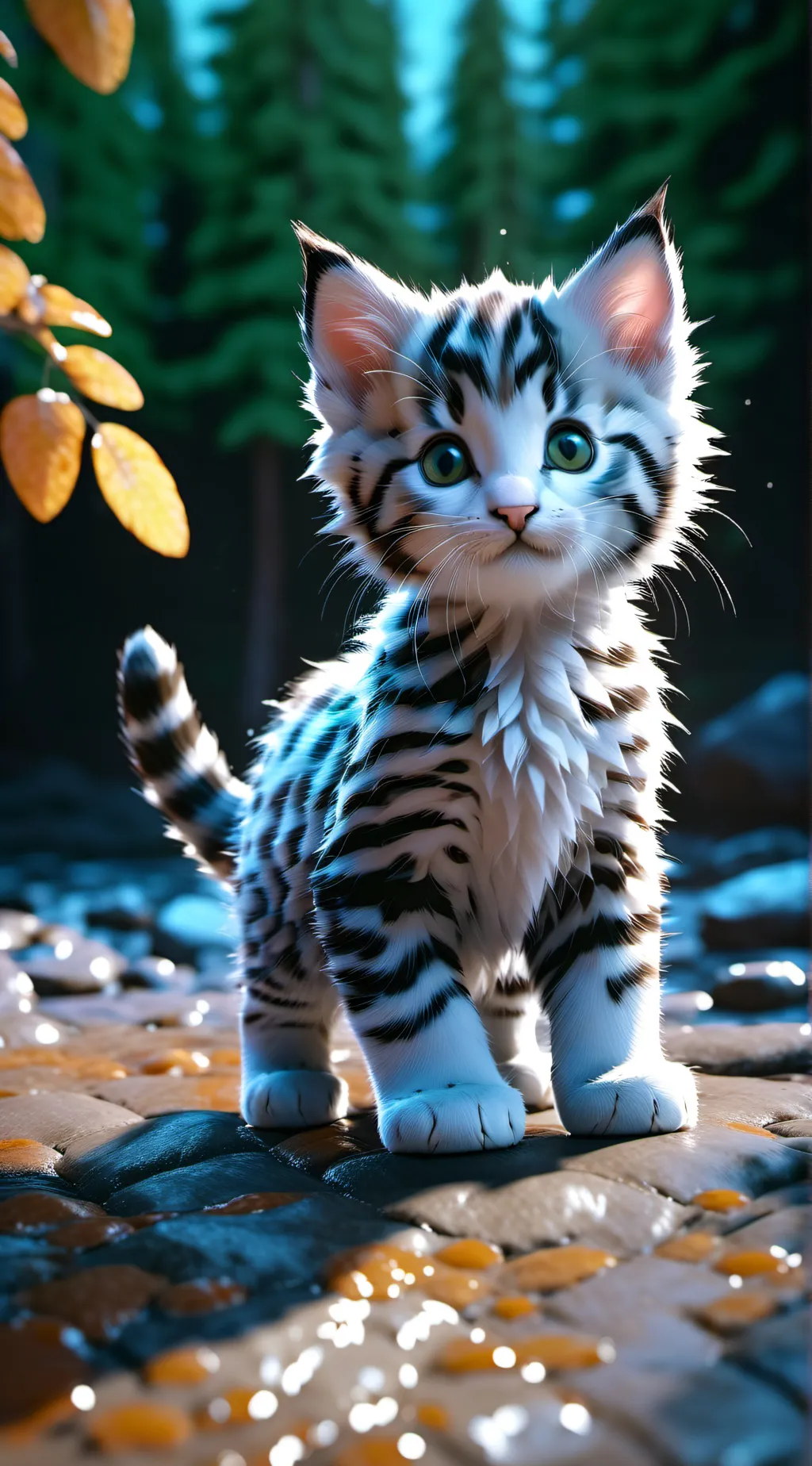 ai character: you as a cat background