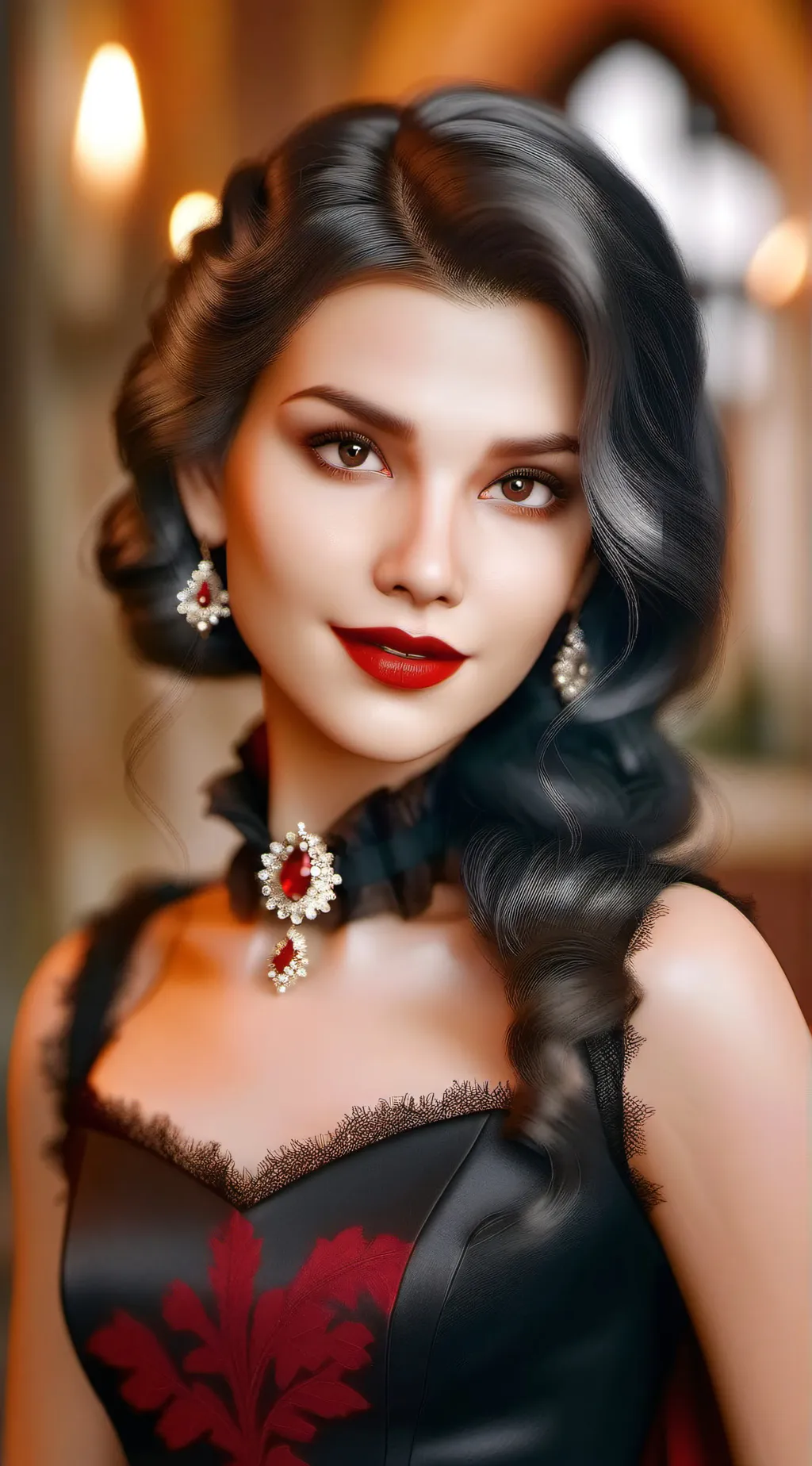 ai character: vampire queen background