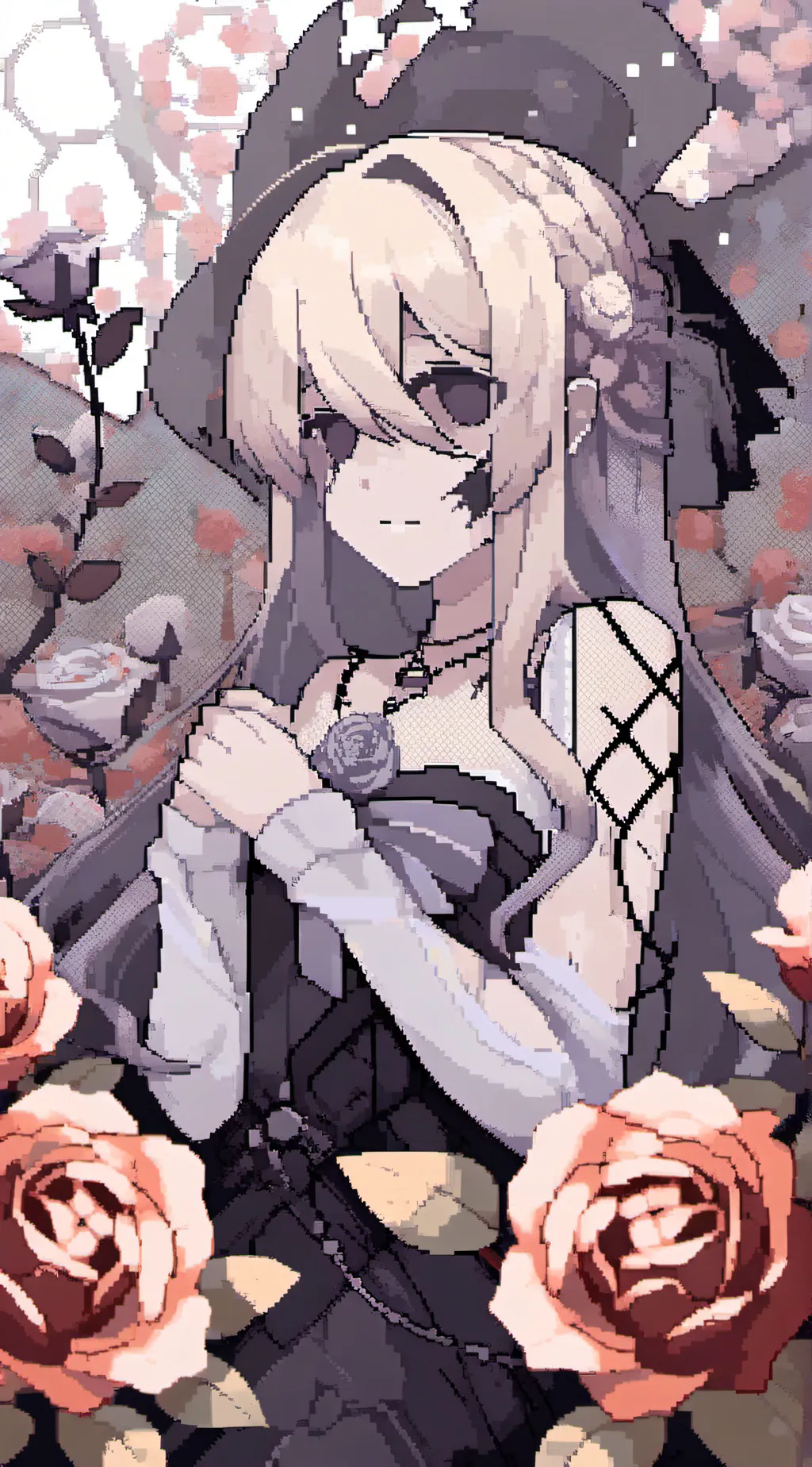 ai character: queen of the roses background