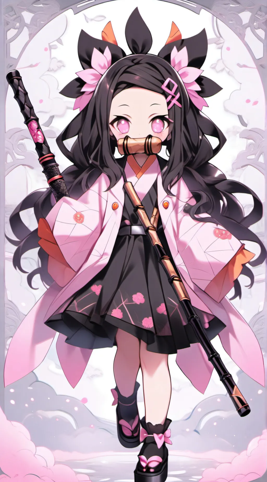 ai character: Nezoku chan background