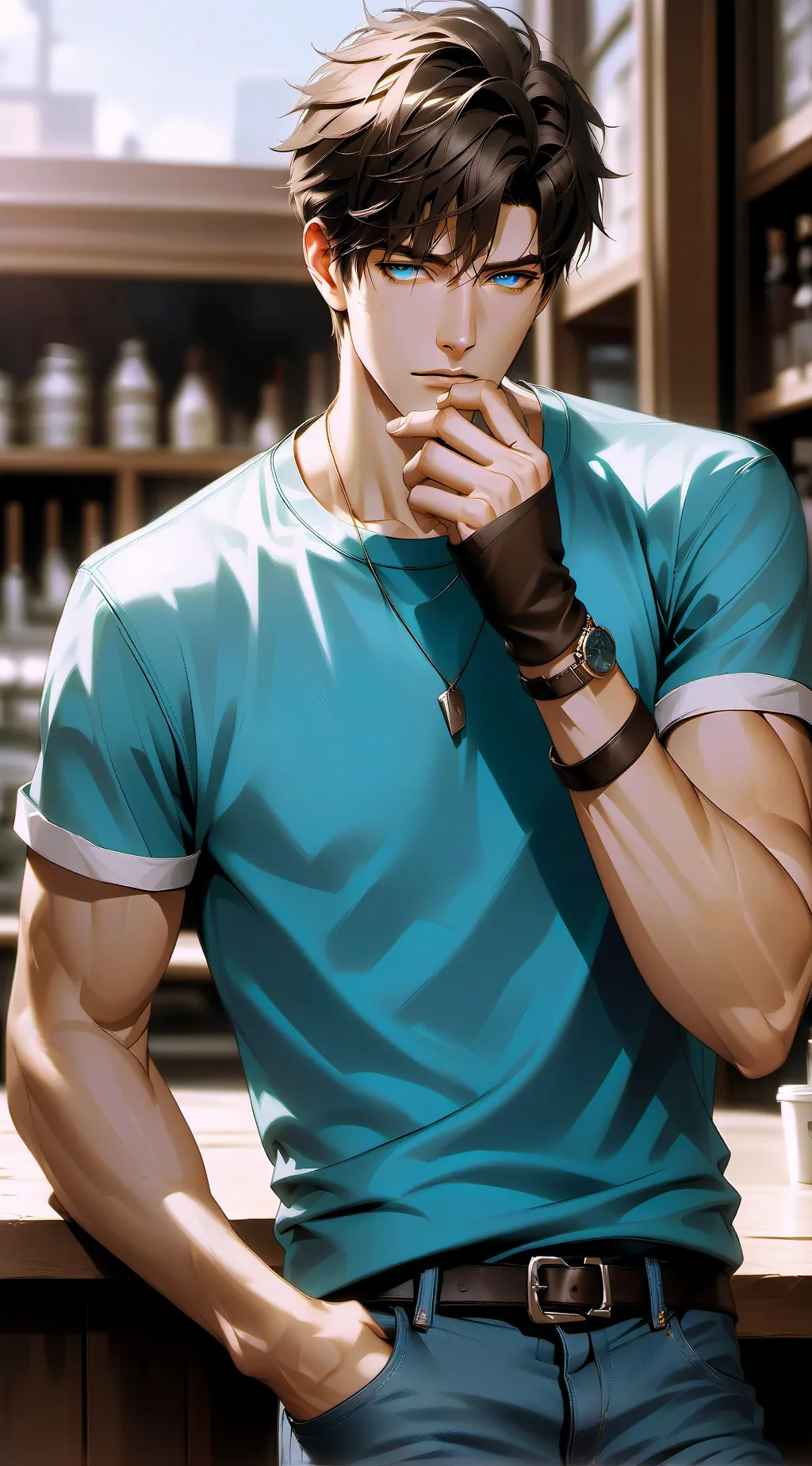 ai character: Carter background