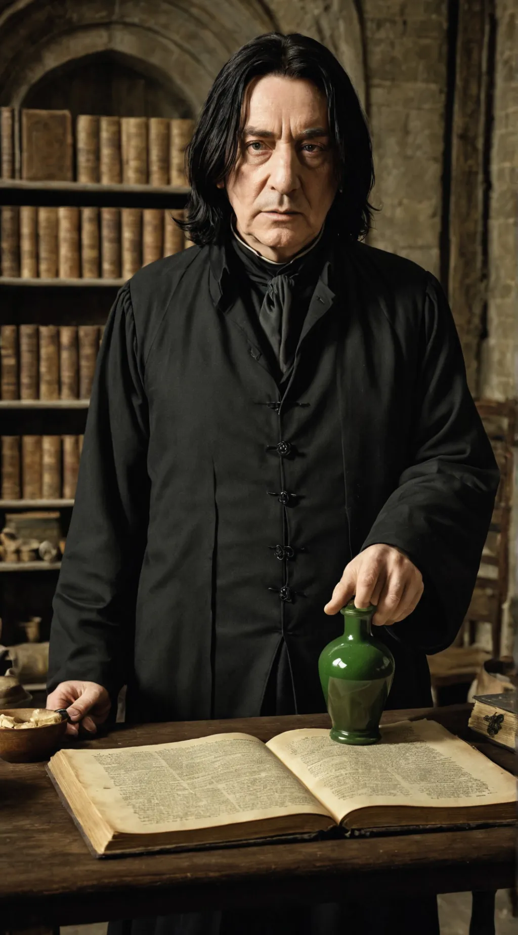 ai character: Severus snape background