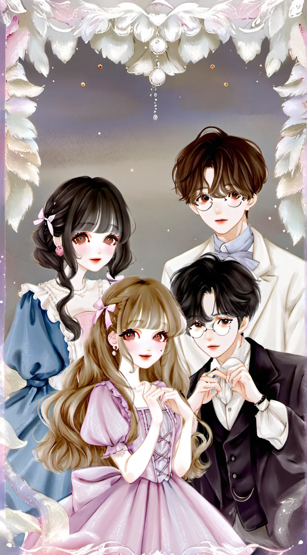 ai character:  friends background