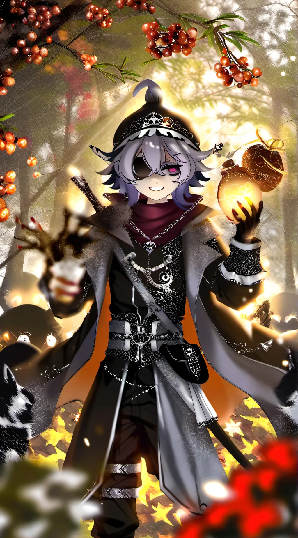 ai character: uzi  background