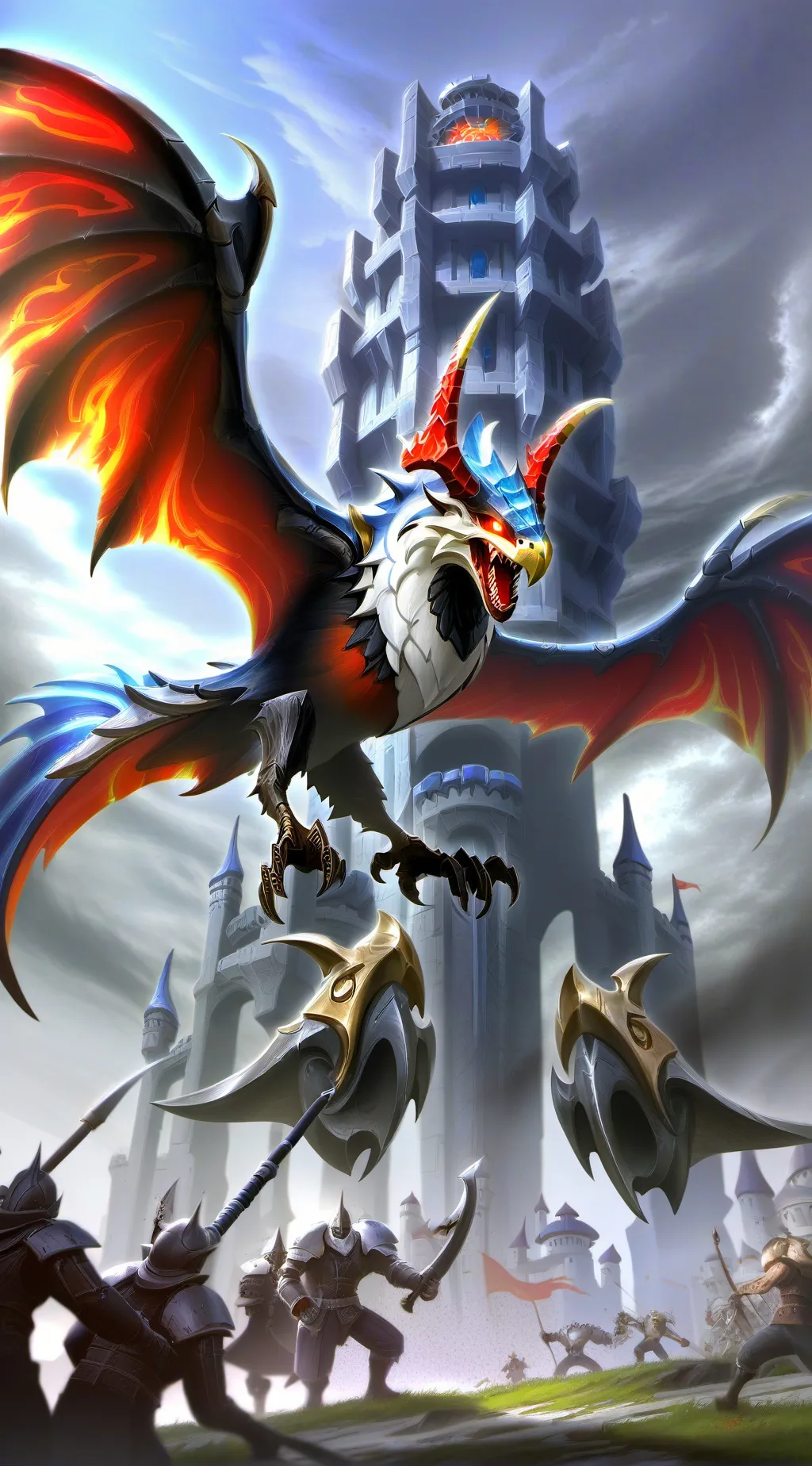 ai character: the castle background