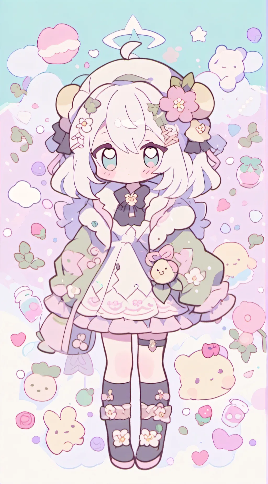 ai character: <3 background