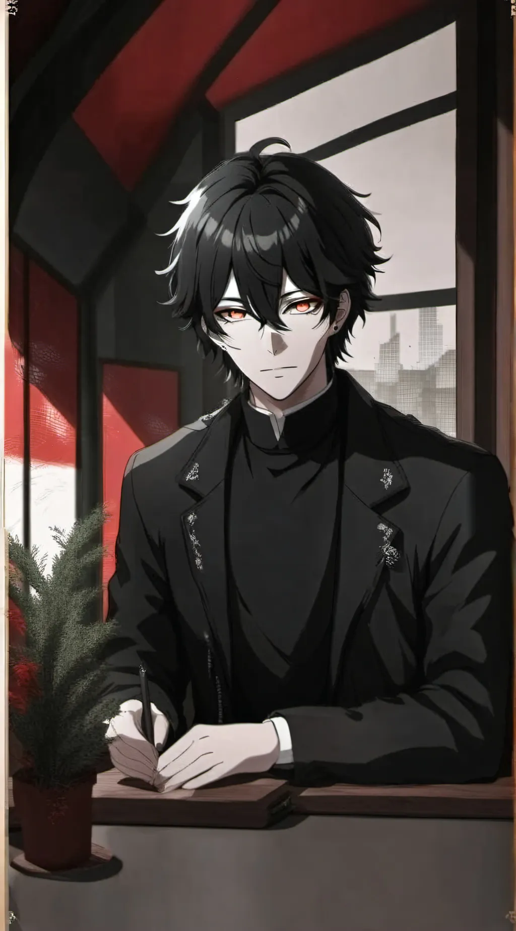 ai character: tom background