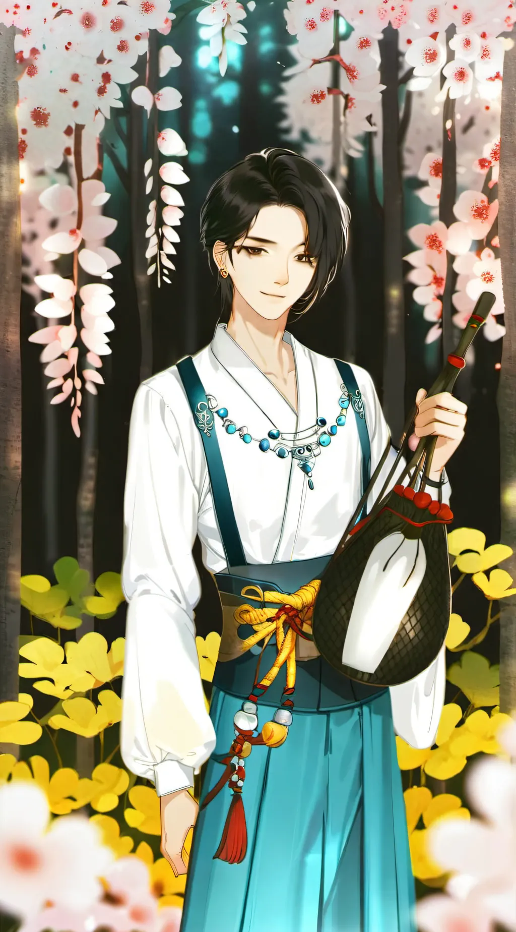 ai character: crush boy background