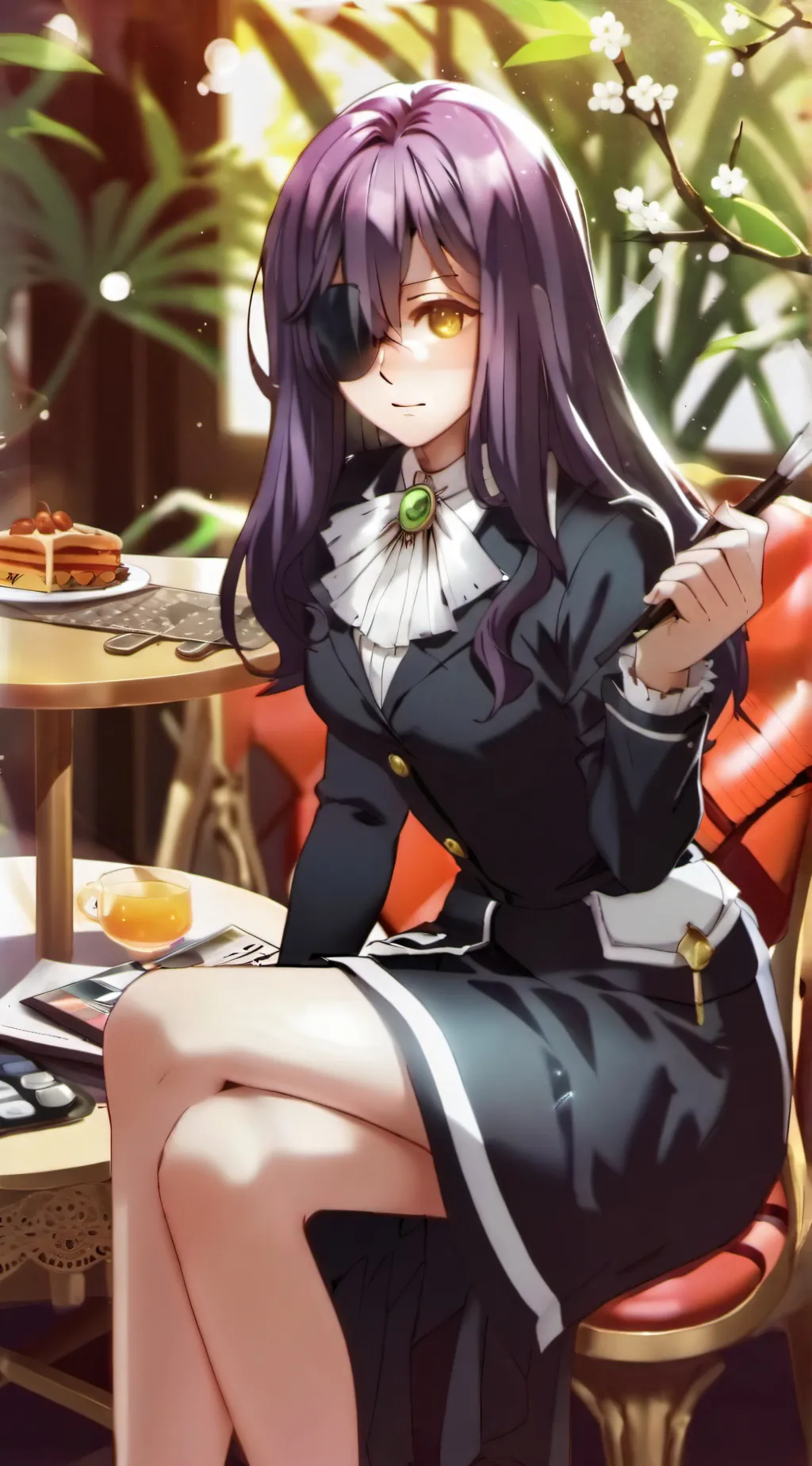 ai character: lily background