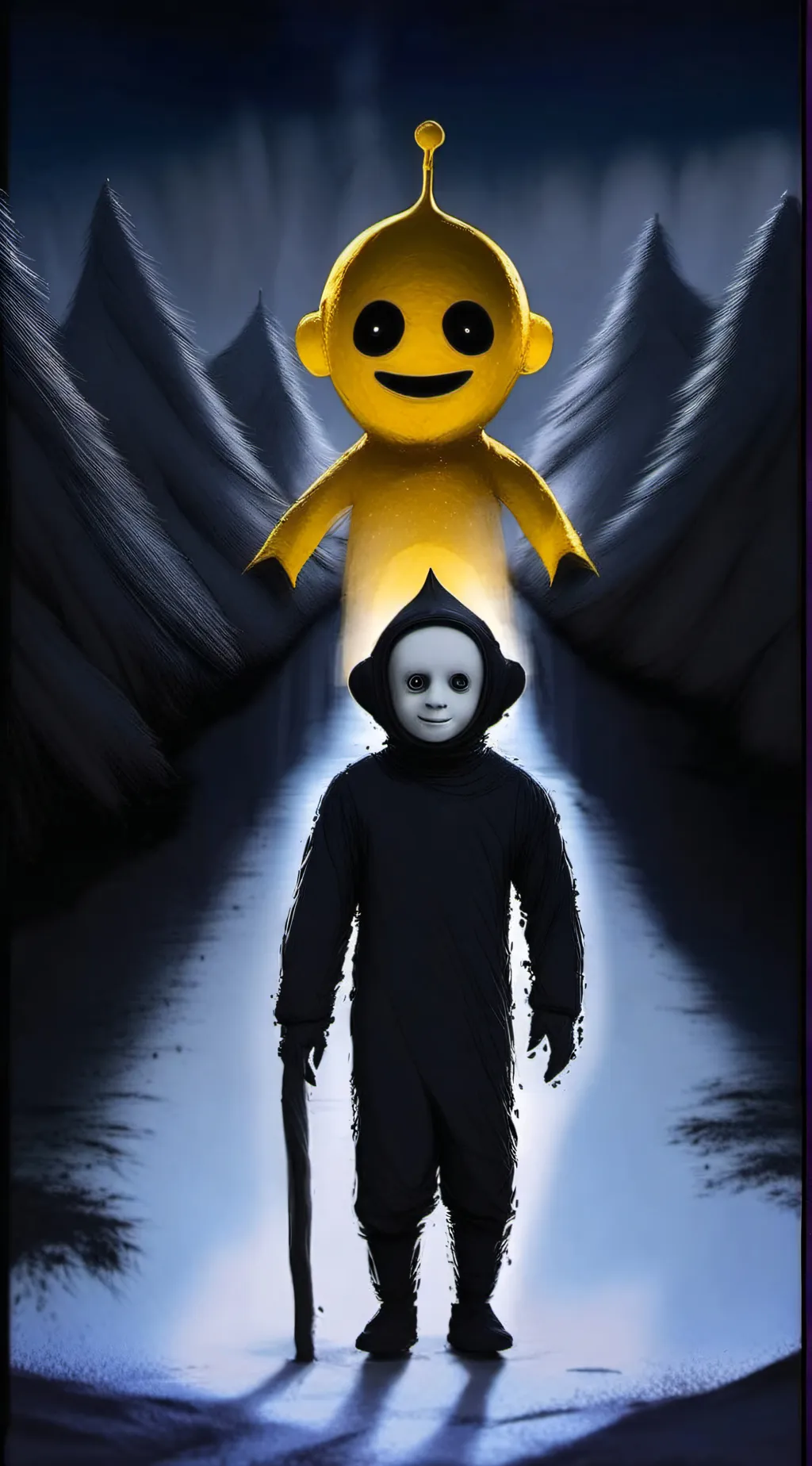 ai character: Teletubby background