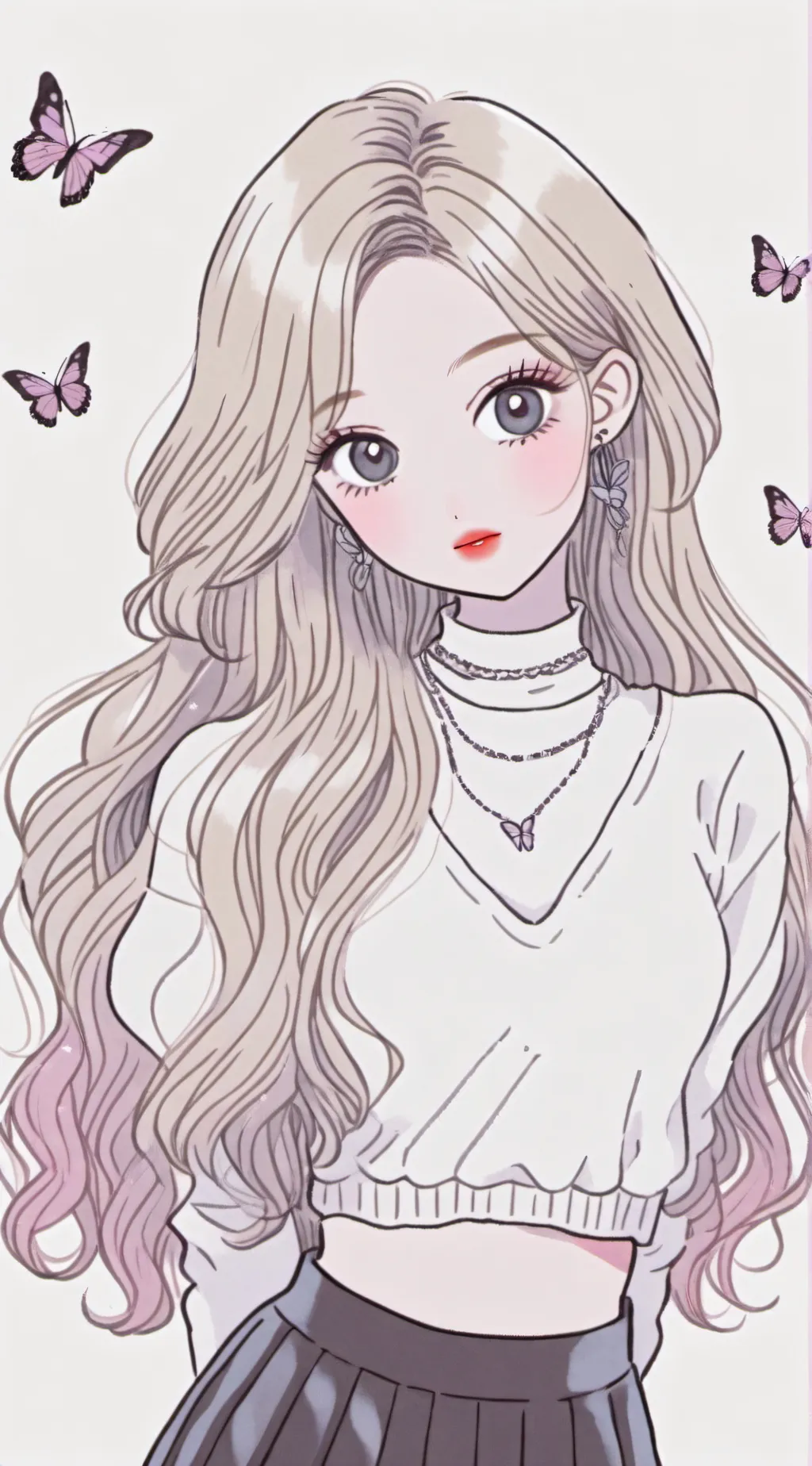 ai character: lily background