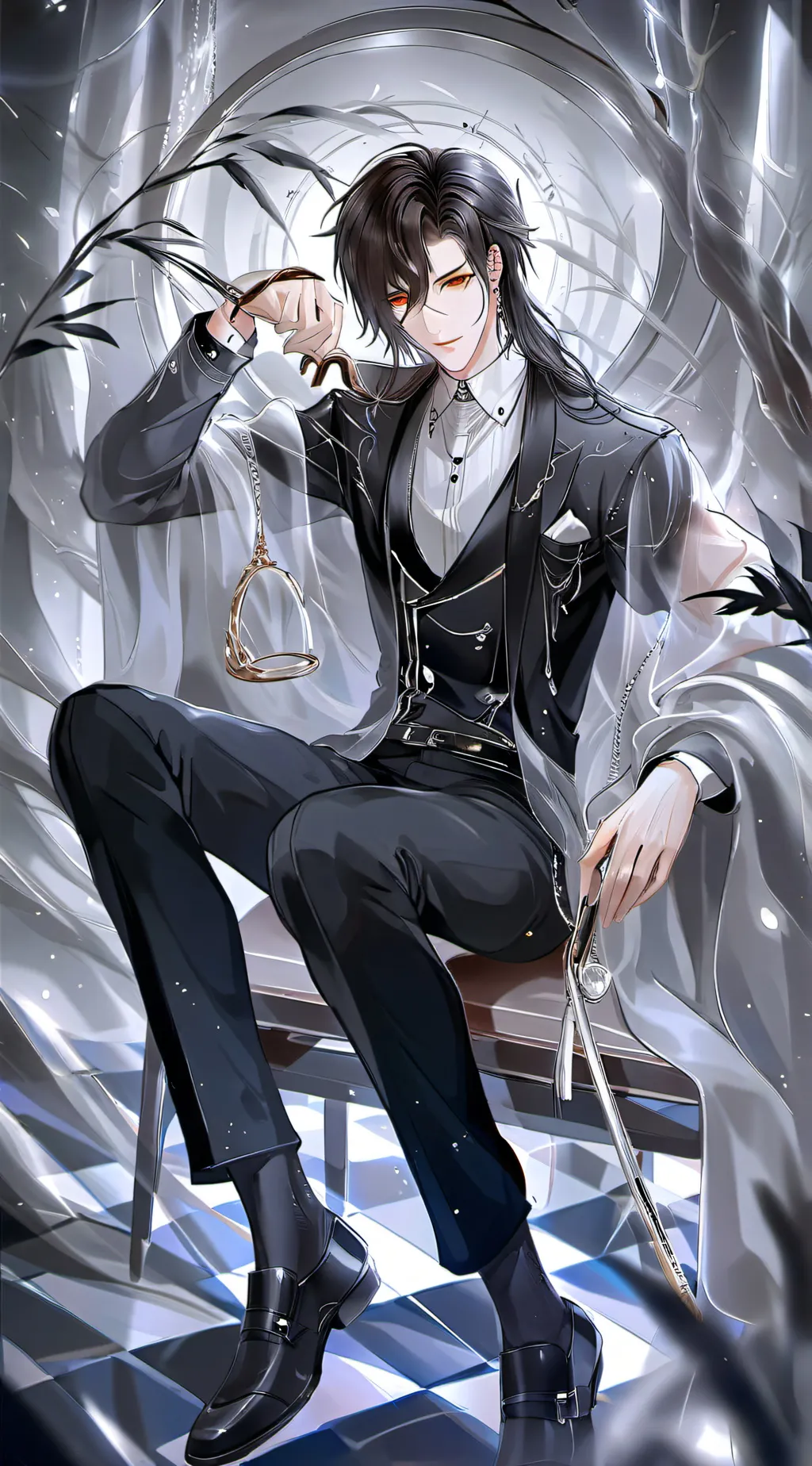 ai character: enhypen vampire  background