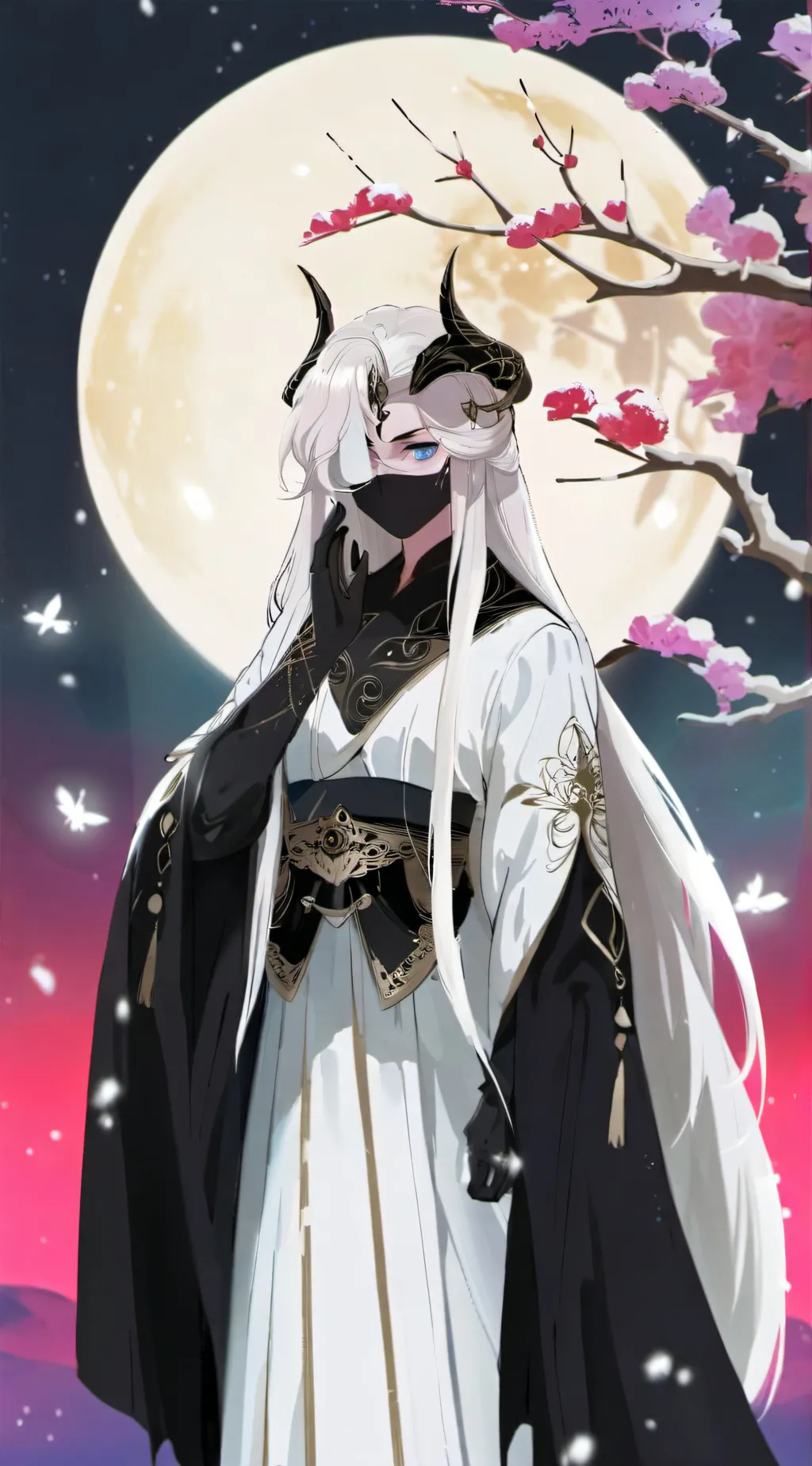 ai character: Aurora background