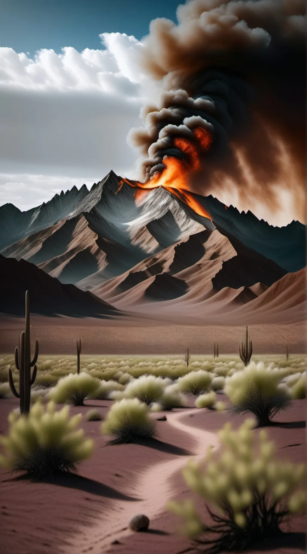 ai character: Catalina Wildfire background