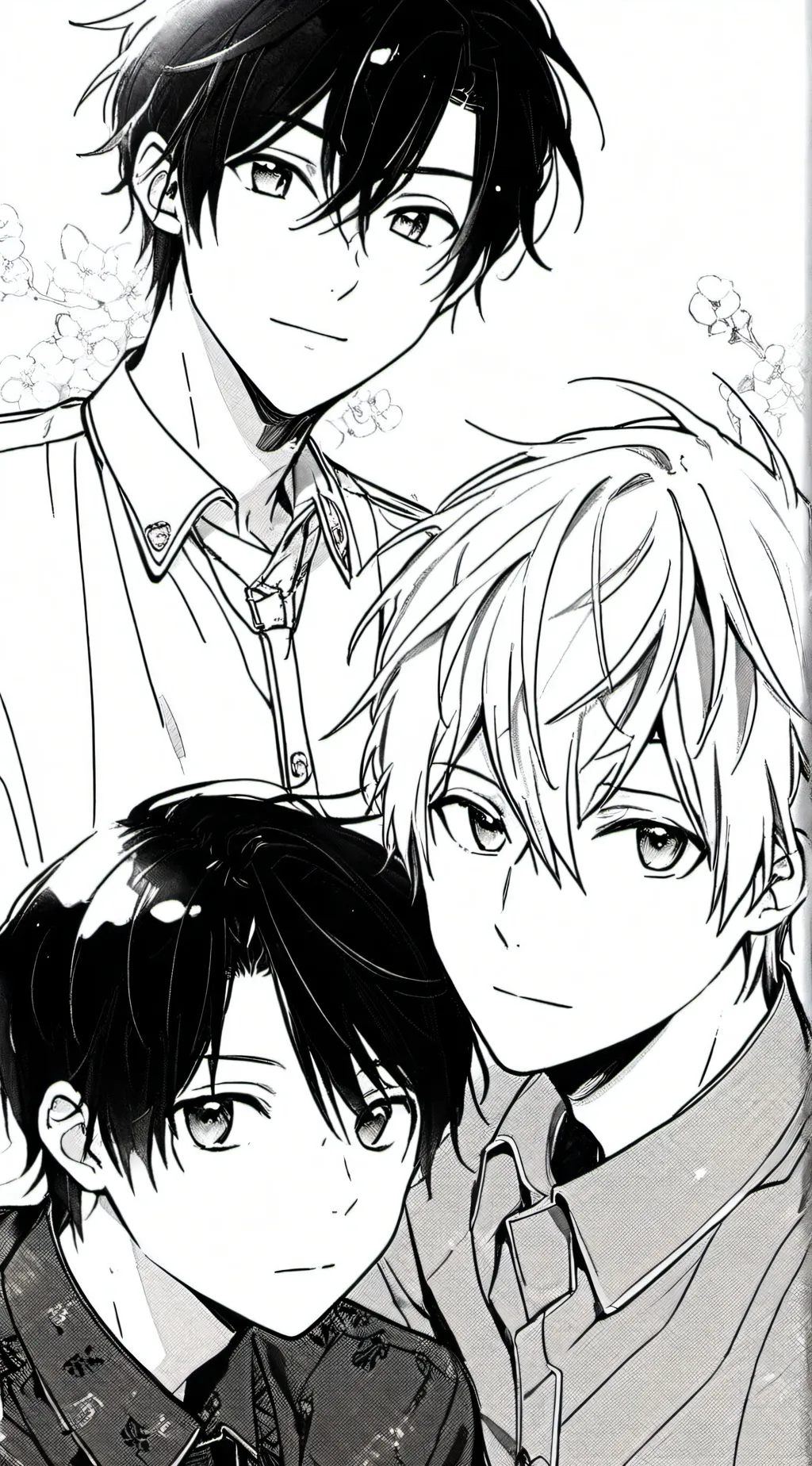 ai character: 2 boys background