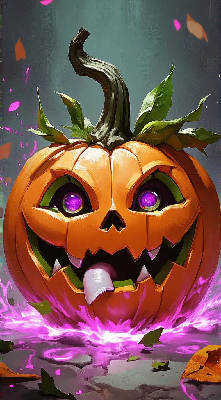 ai character: Joke-0-Lantern background