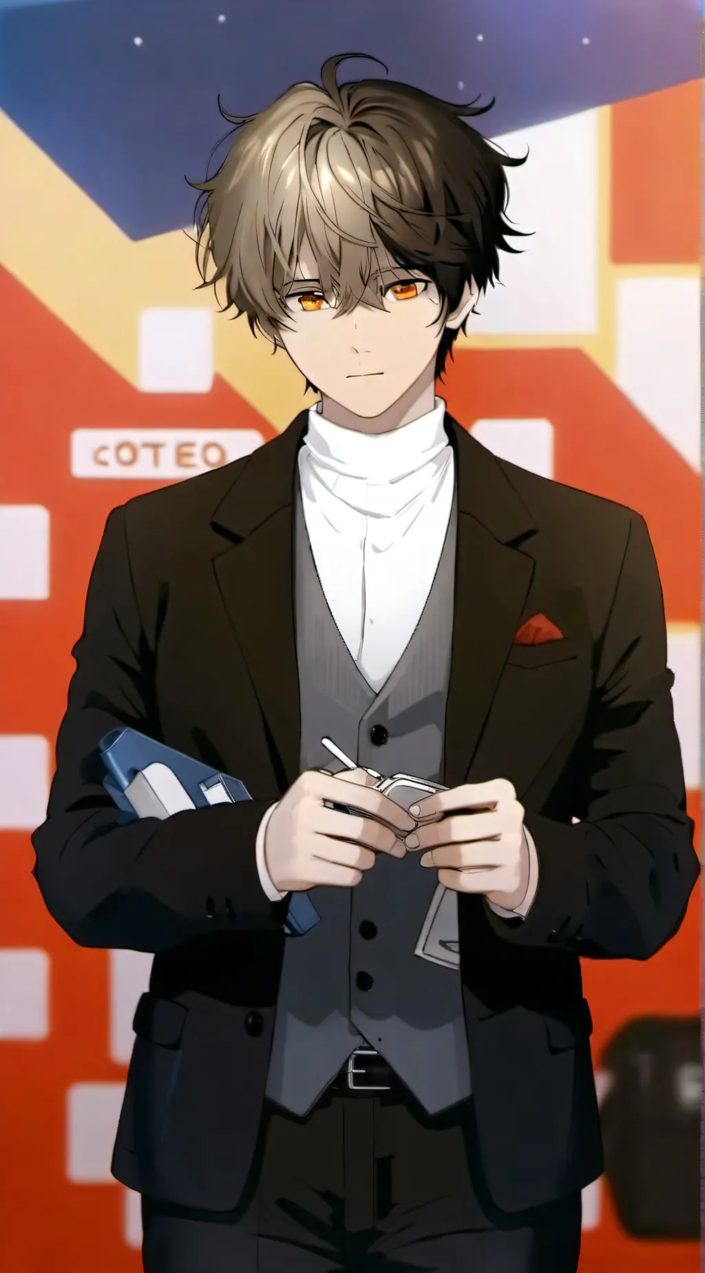 ai character: Light background