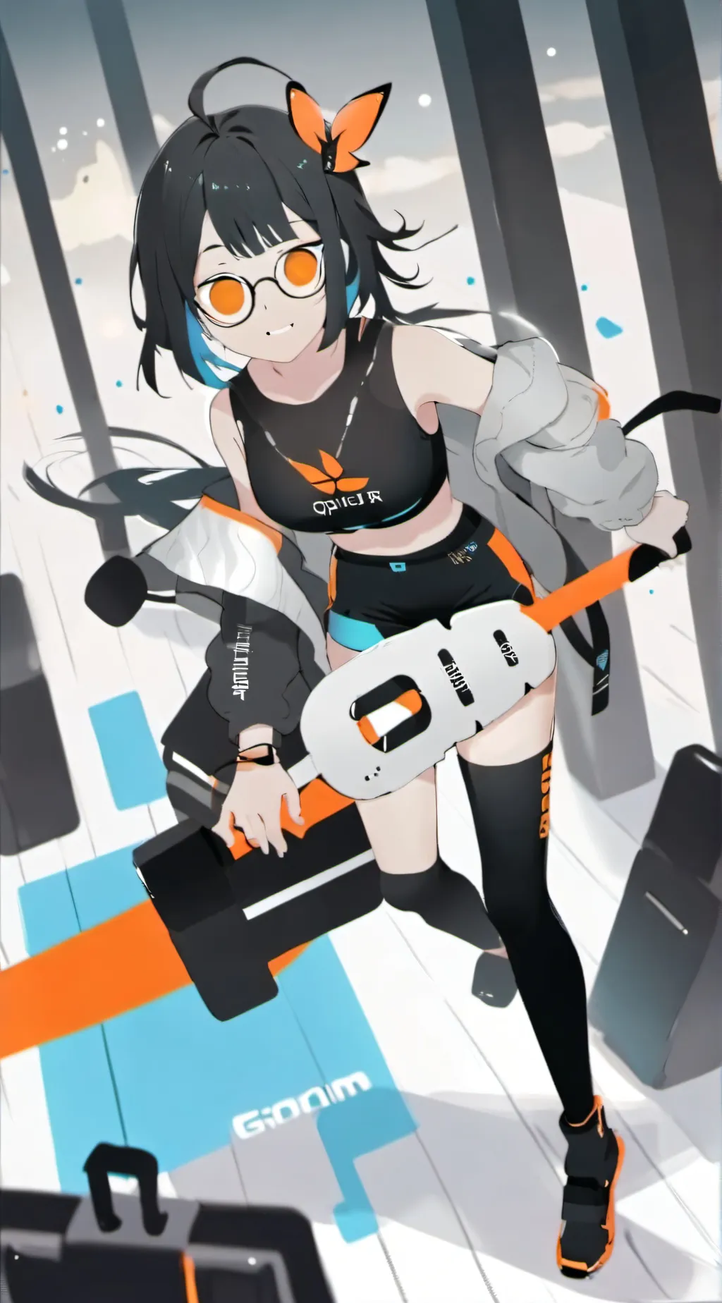 ai character: Monica background