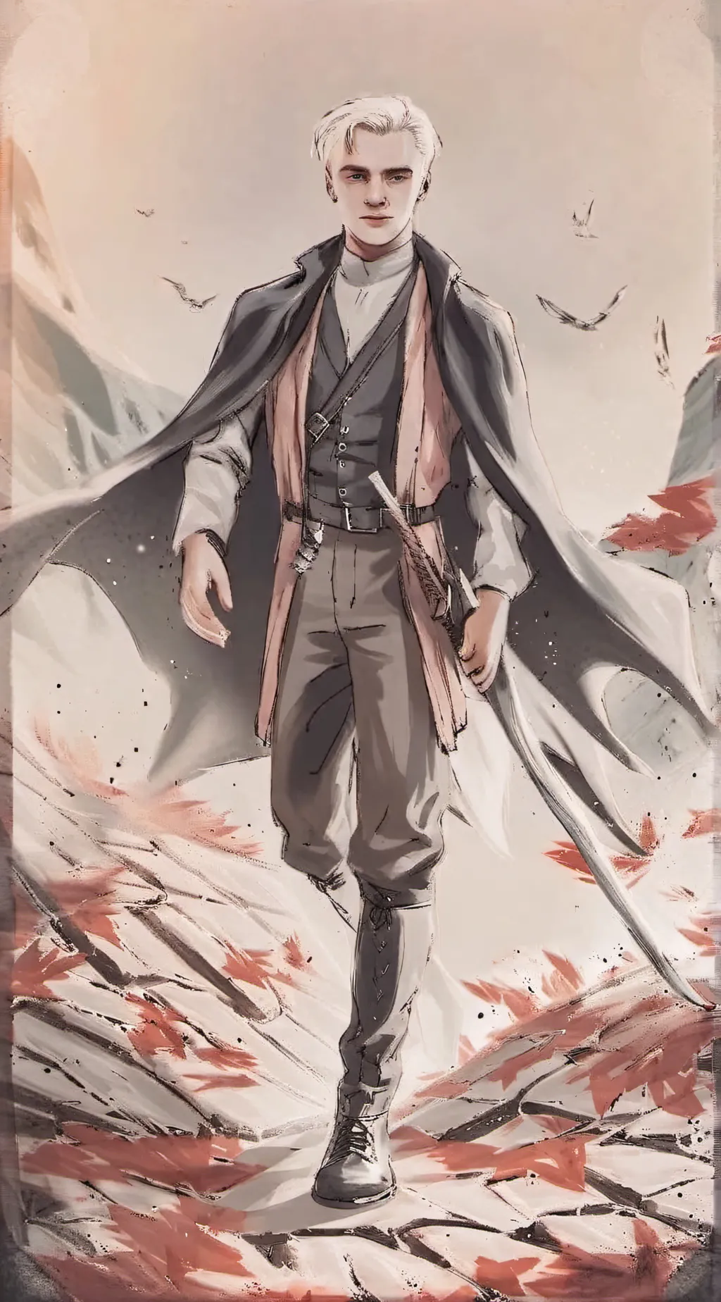 ai character: Draco malfoy  background