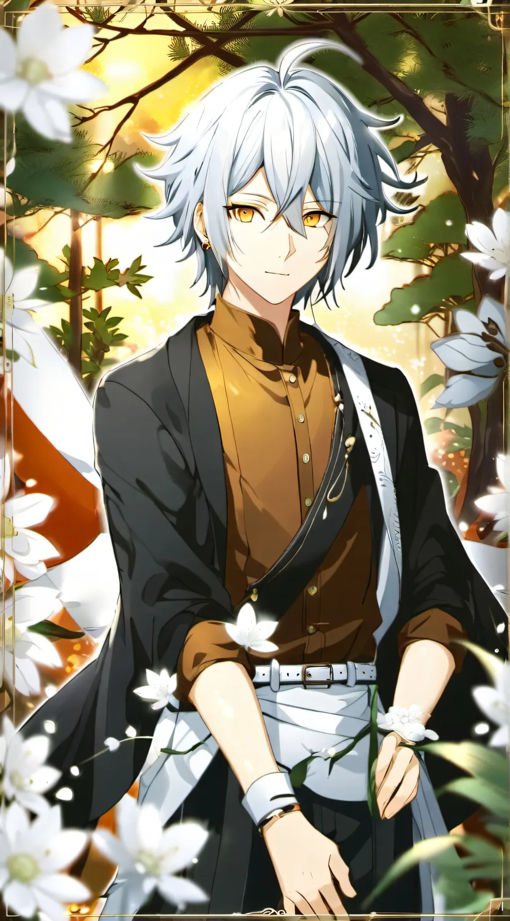 ai character: konoha  background